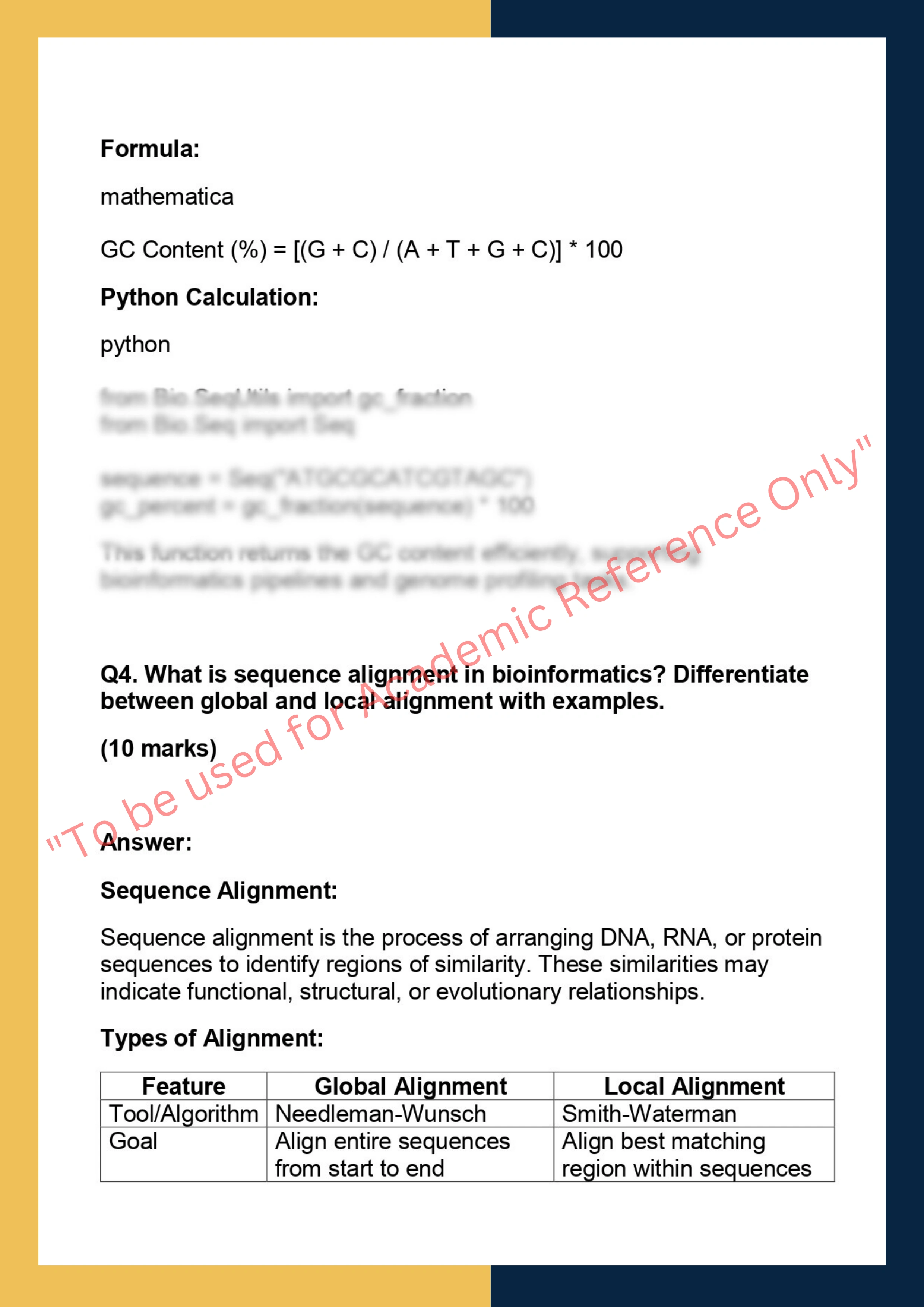 BIOP688 – Bioinformatics Applications in  Python 3