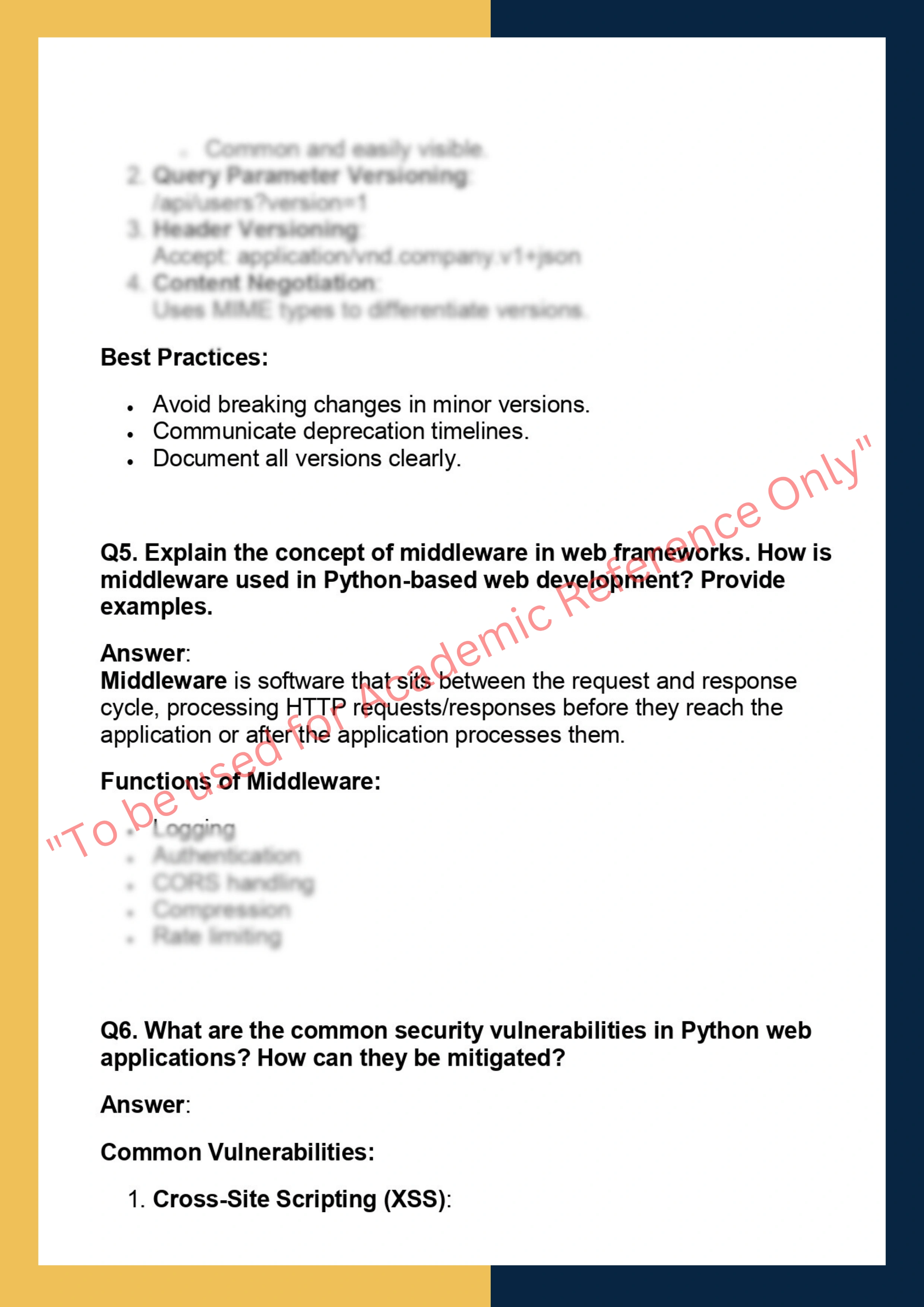 PYWD663 – Python for Web Applications and API  Design 3