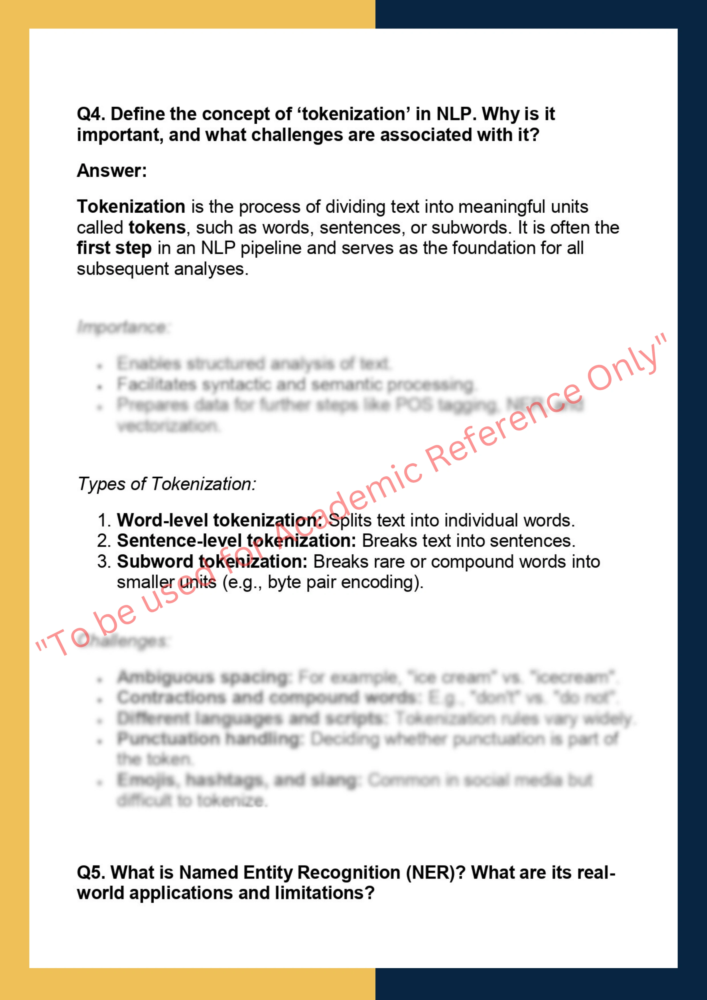 NLPY615– Natural Language Processing with  Python 3