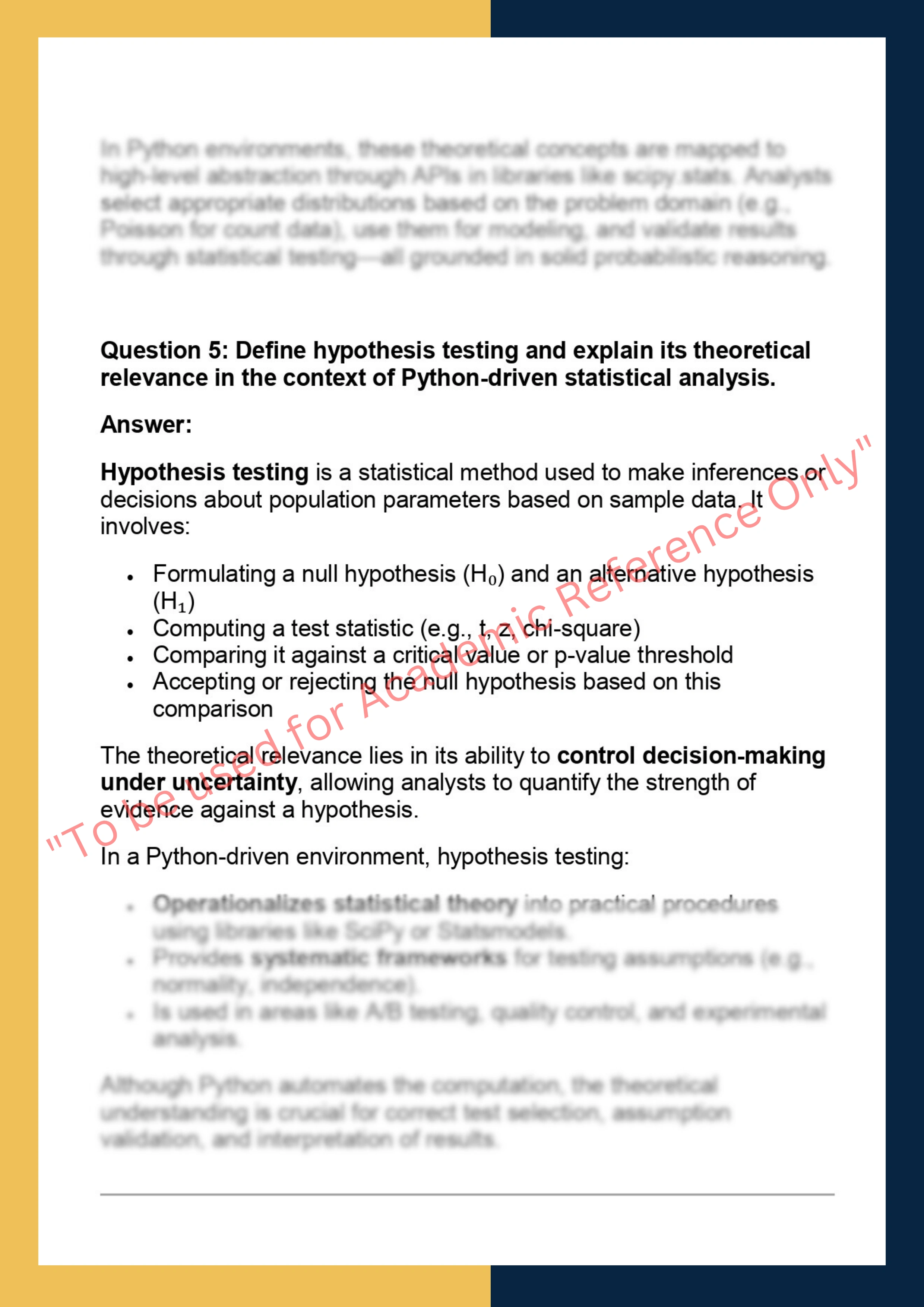 STATP638 – Statistical Computing Using Python 3