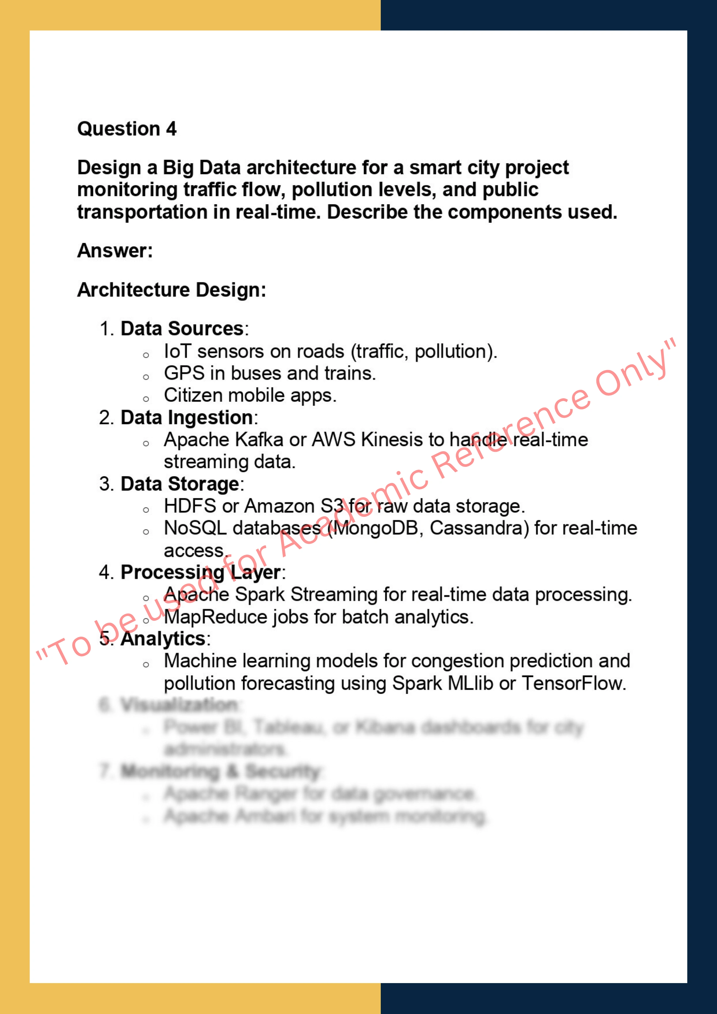 DSCE6003 – Big Data Management &  Infrastructure 3