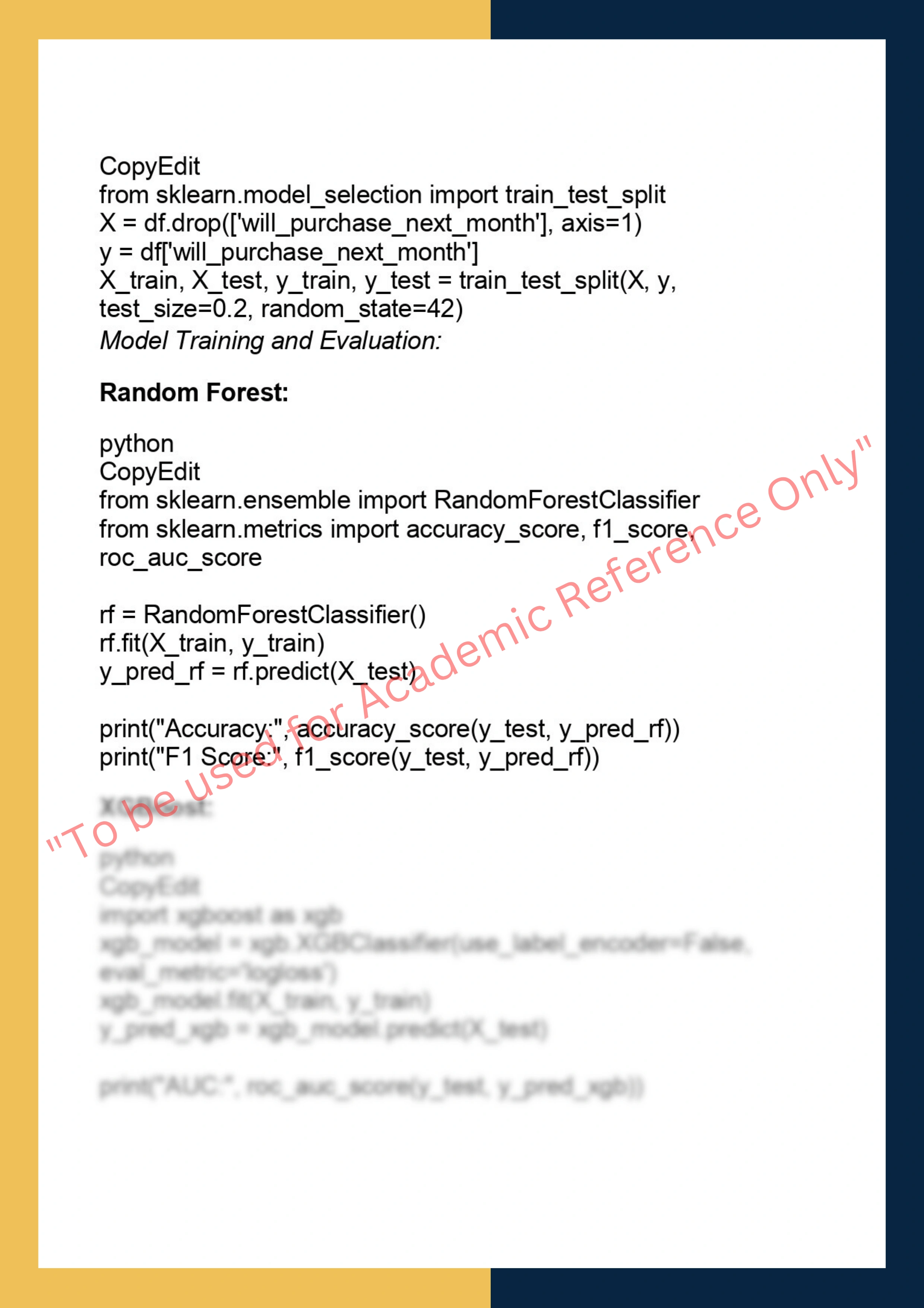 DSCE6016 – Predictive Analytics & Modelling 3