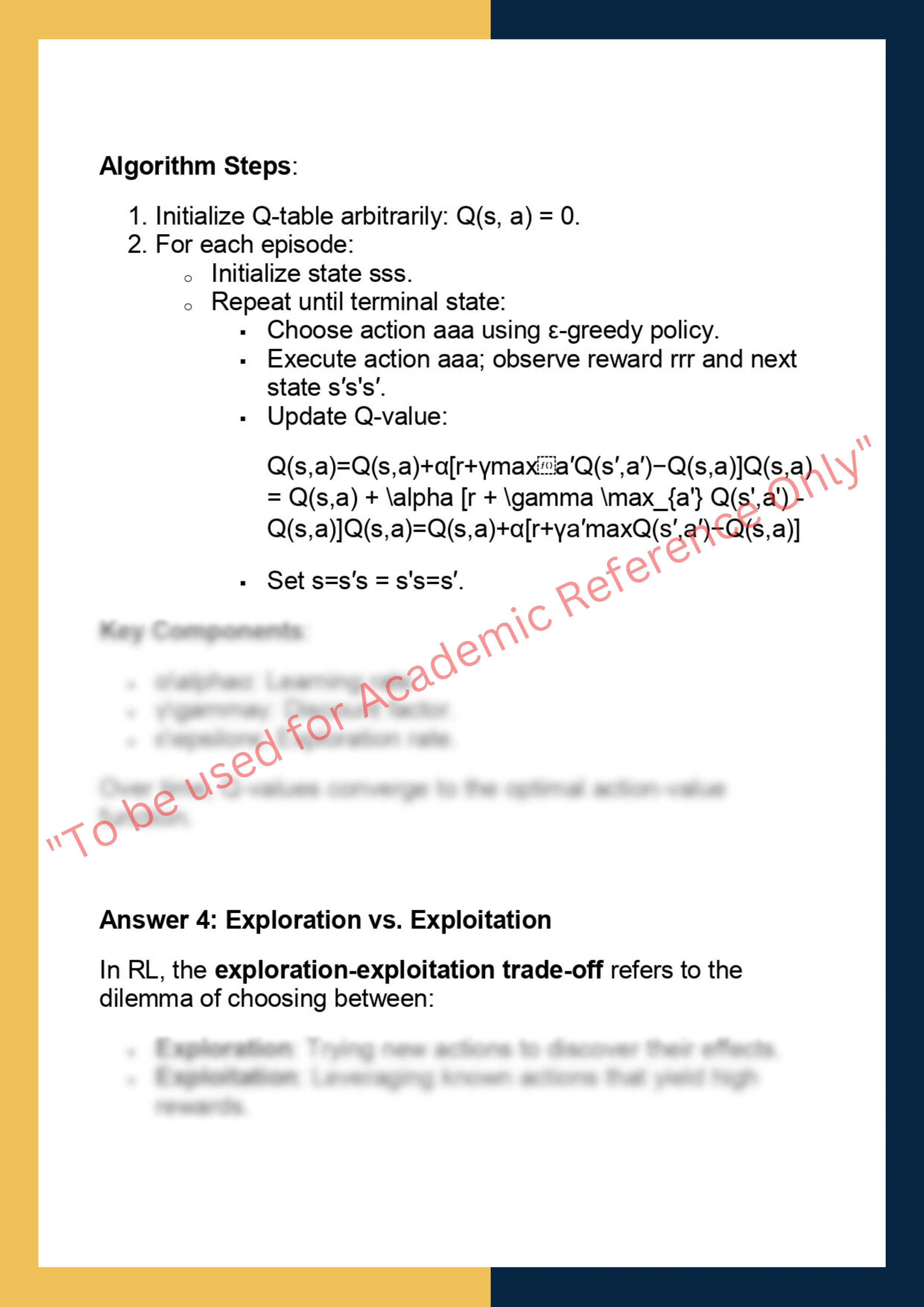 DS5010 – Reinforcement Learning & Agent-Based Modelling 3