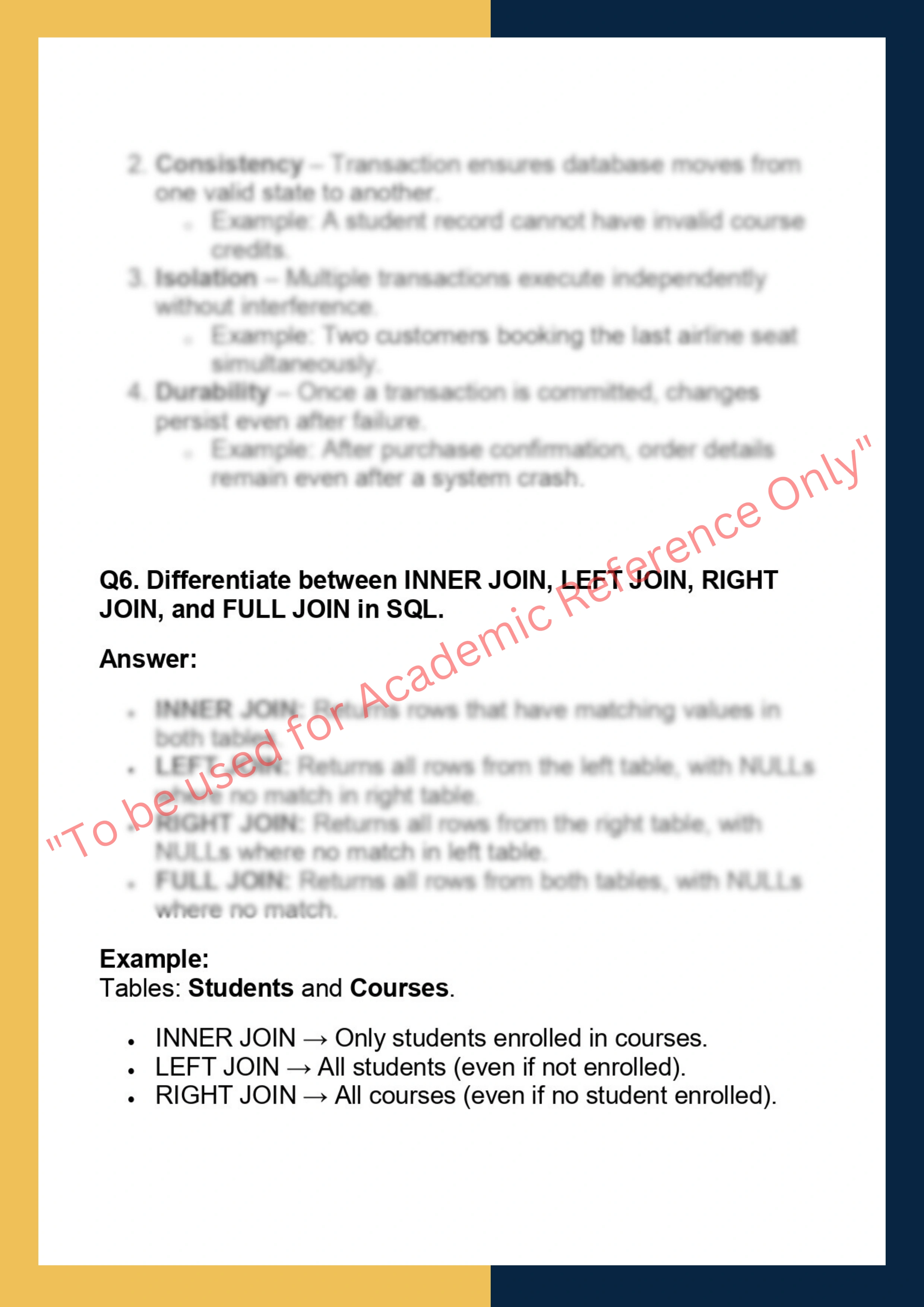 DS6003– Database Systems & SQL 3