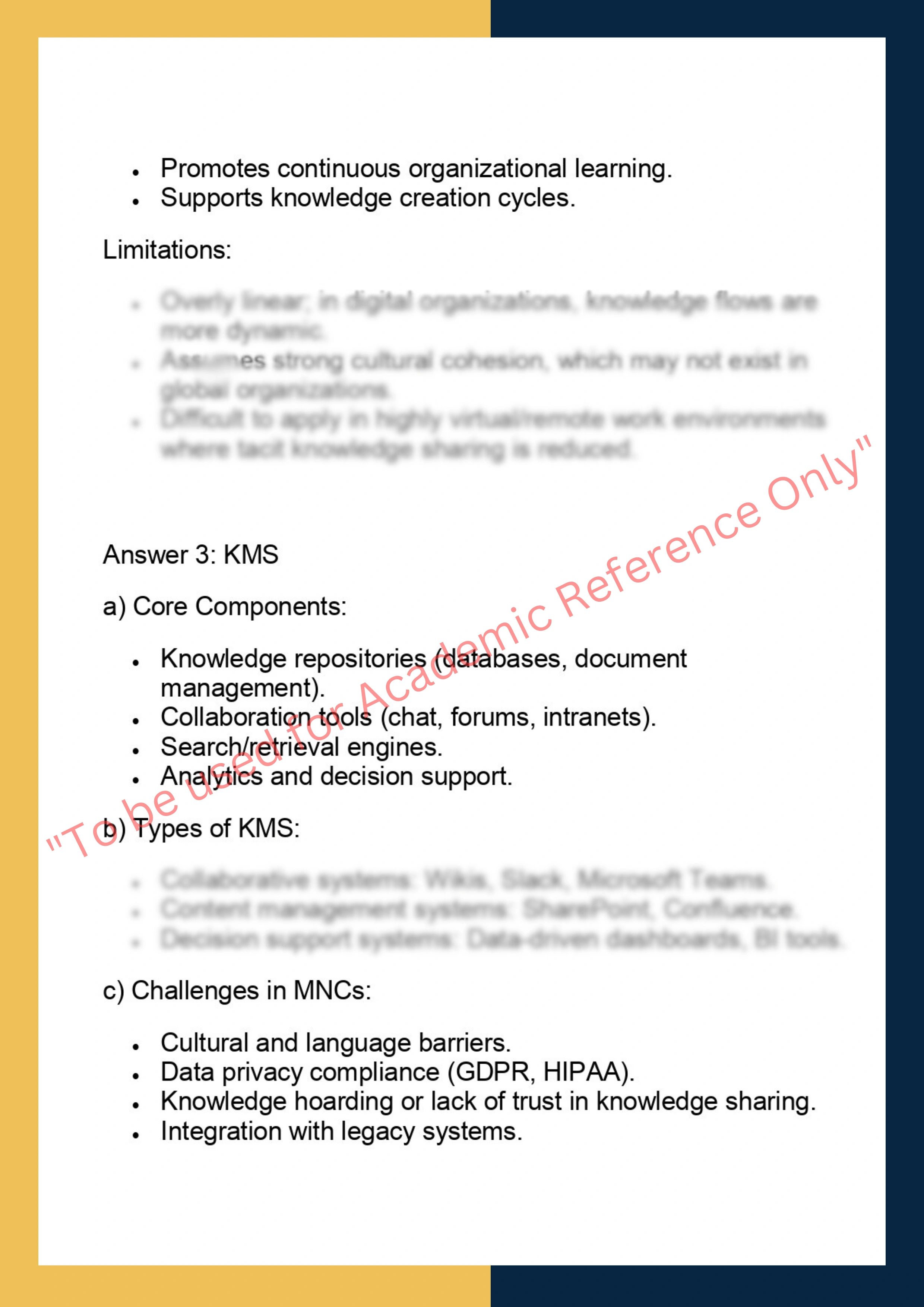 CSE6052– Knowledge Management and  Data Mining 3