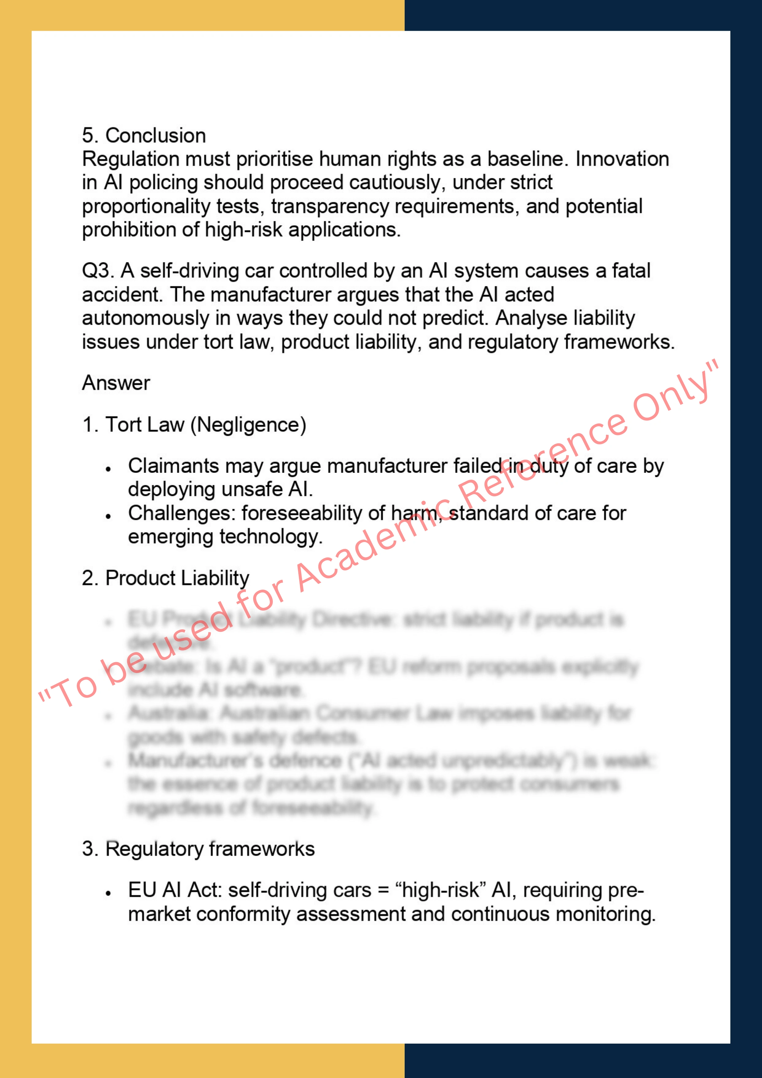 LAWS90165  – Regulating AI 3