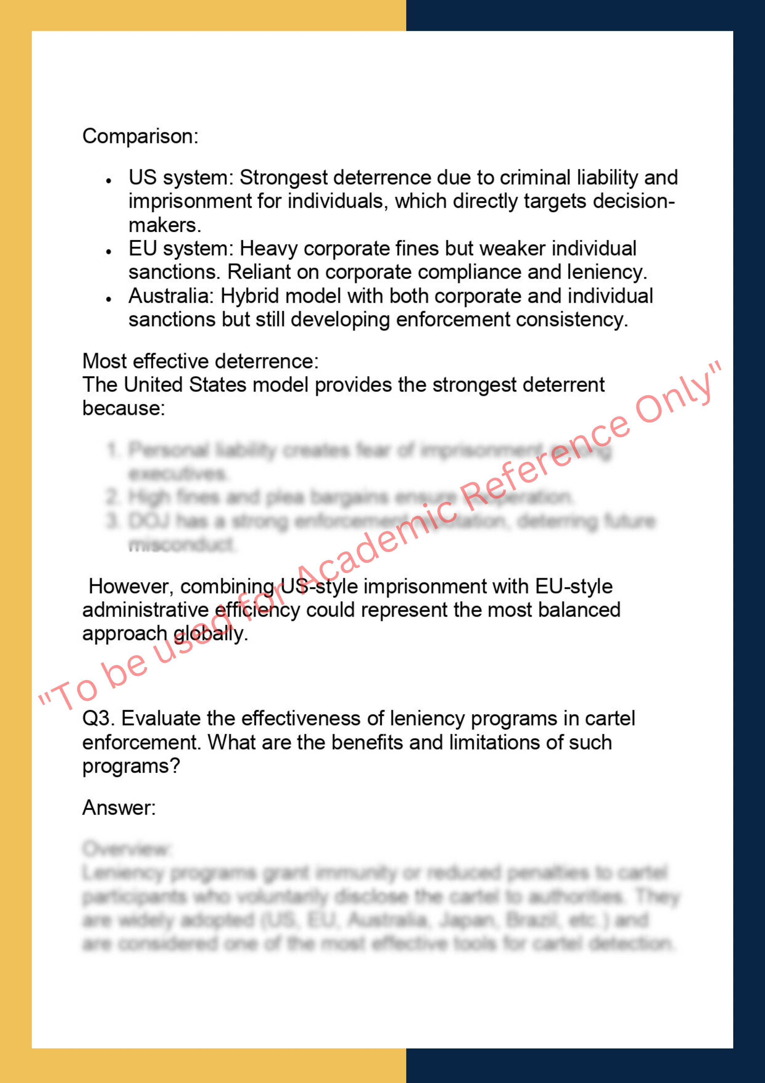 LAWS90064  – Cartels 3