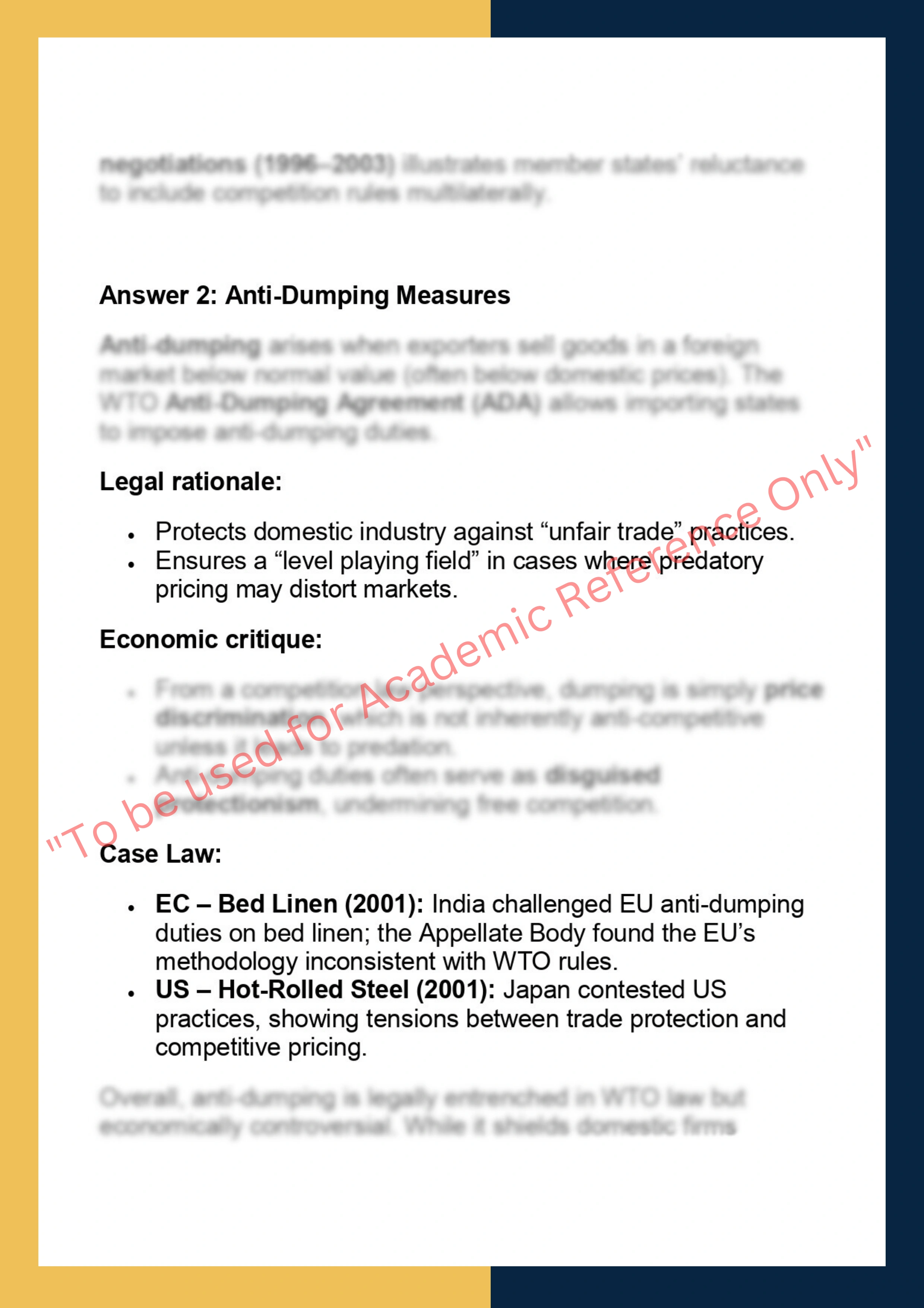 LAWS90095  – International Trade and  Competition Law 3