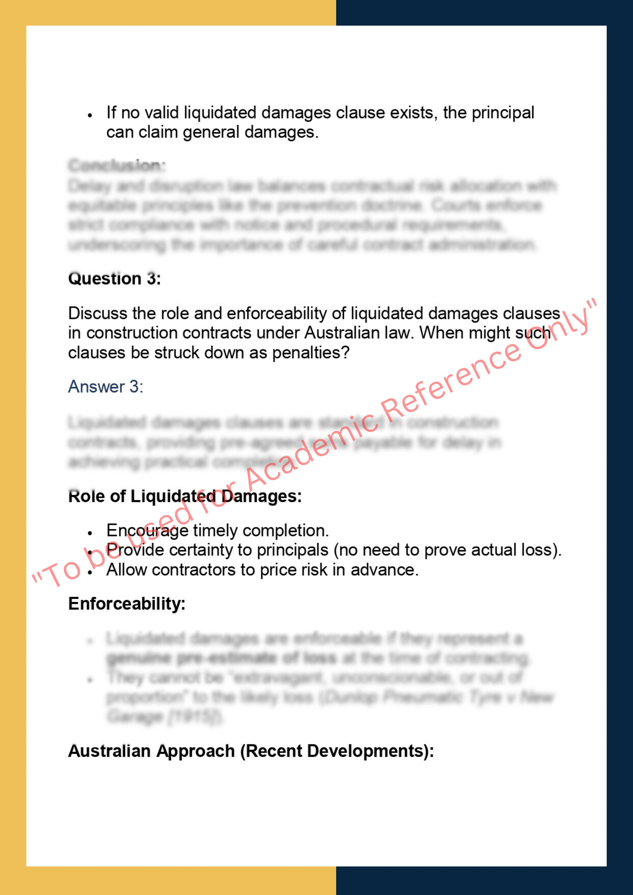 LAWS70128- Advanced Construction Law 3