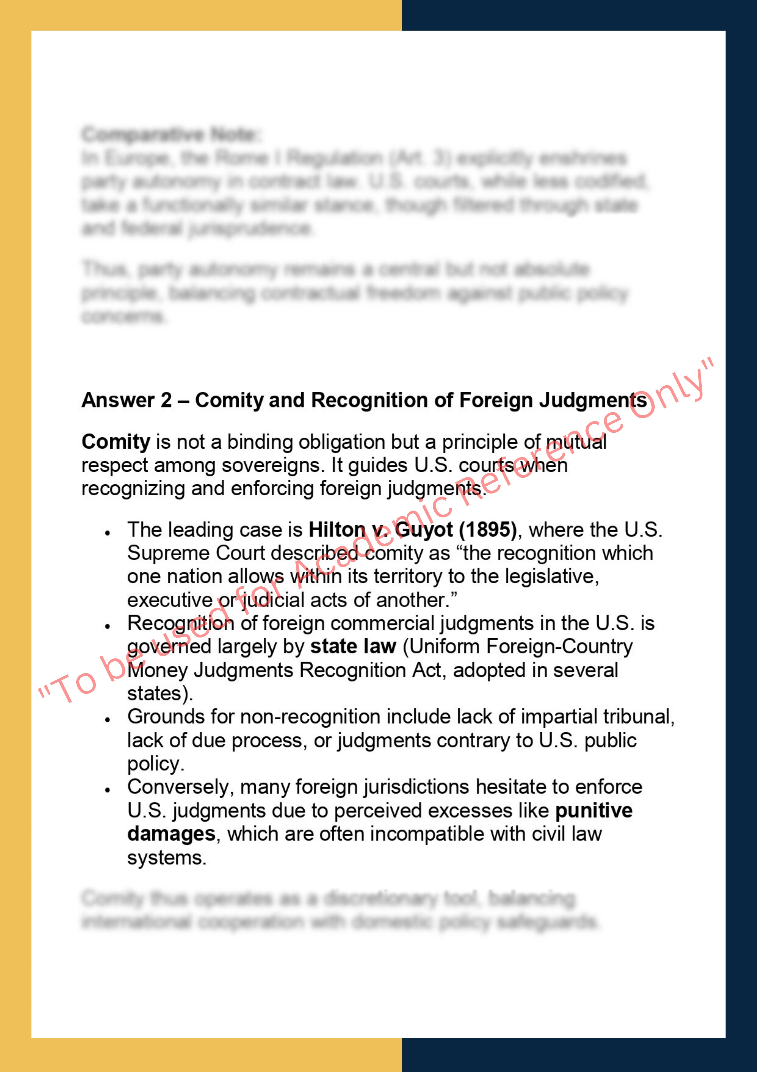 SOLM046– Commercial Conflict of Laws 3