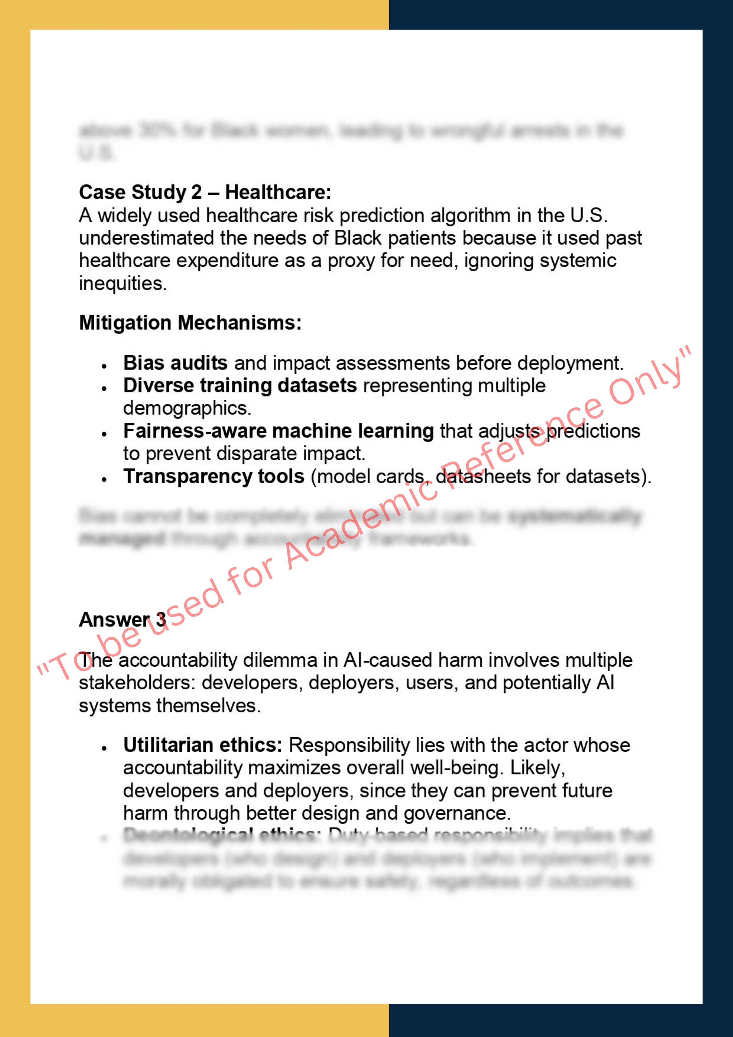 COMP7211 – Artificial Intelligence & Ethics 3