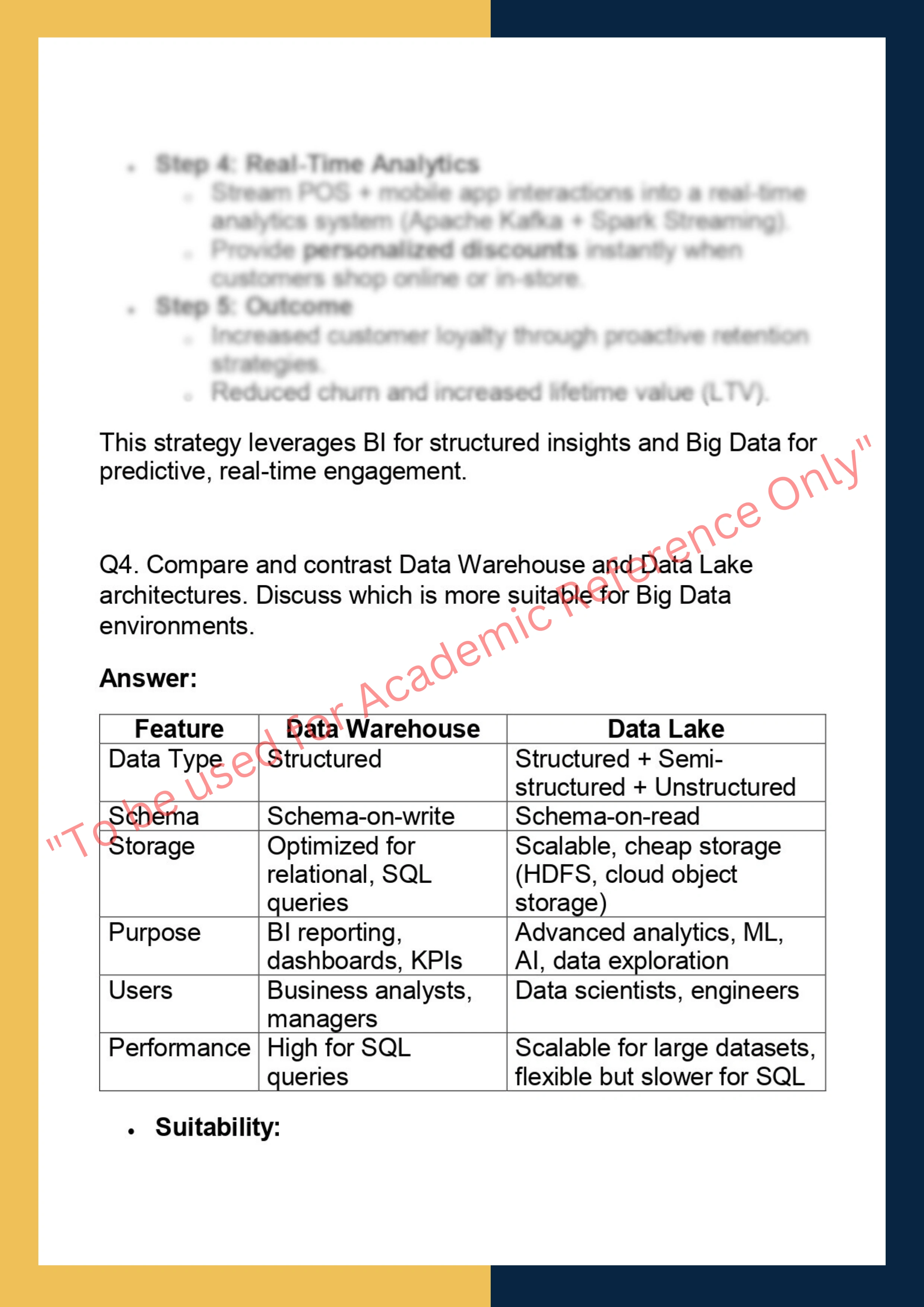 INFS7310 – Business Intelligence & Big Data 3