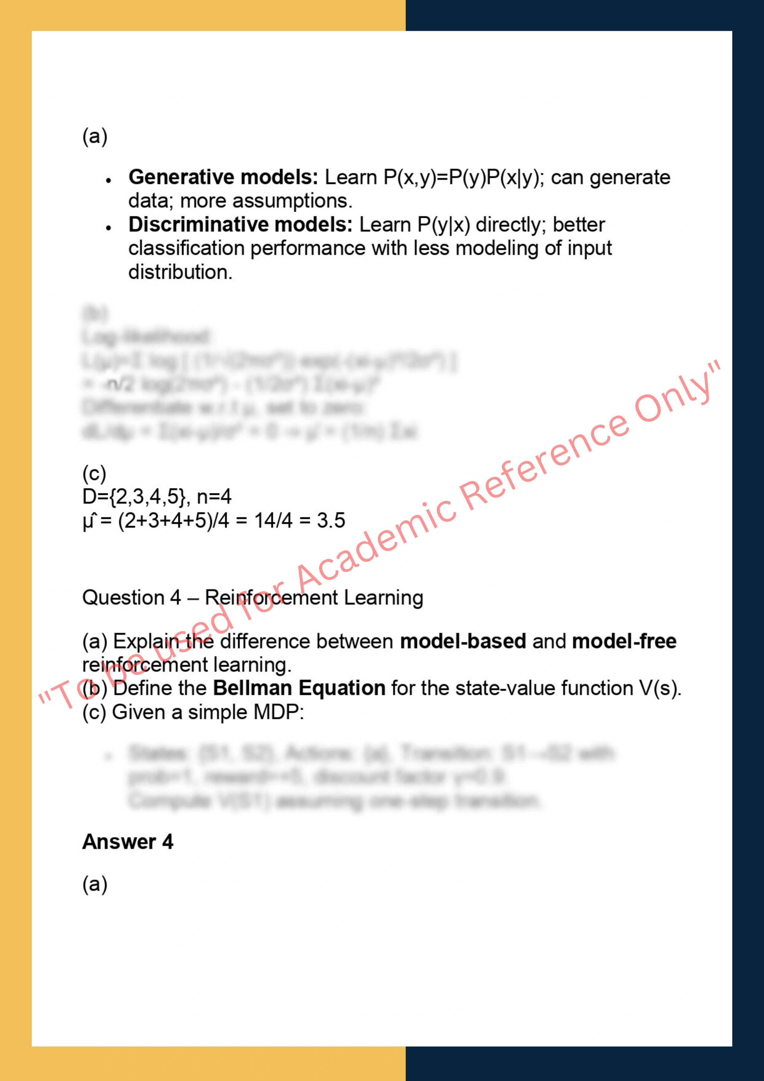 CS 6601 – Artificial Intelligence and Machine  Learning 3