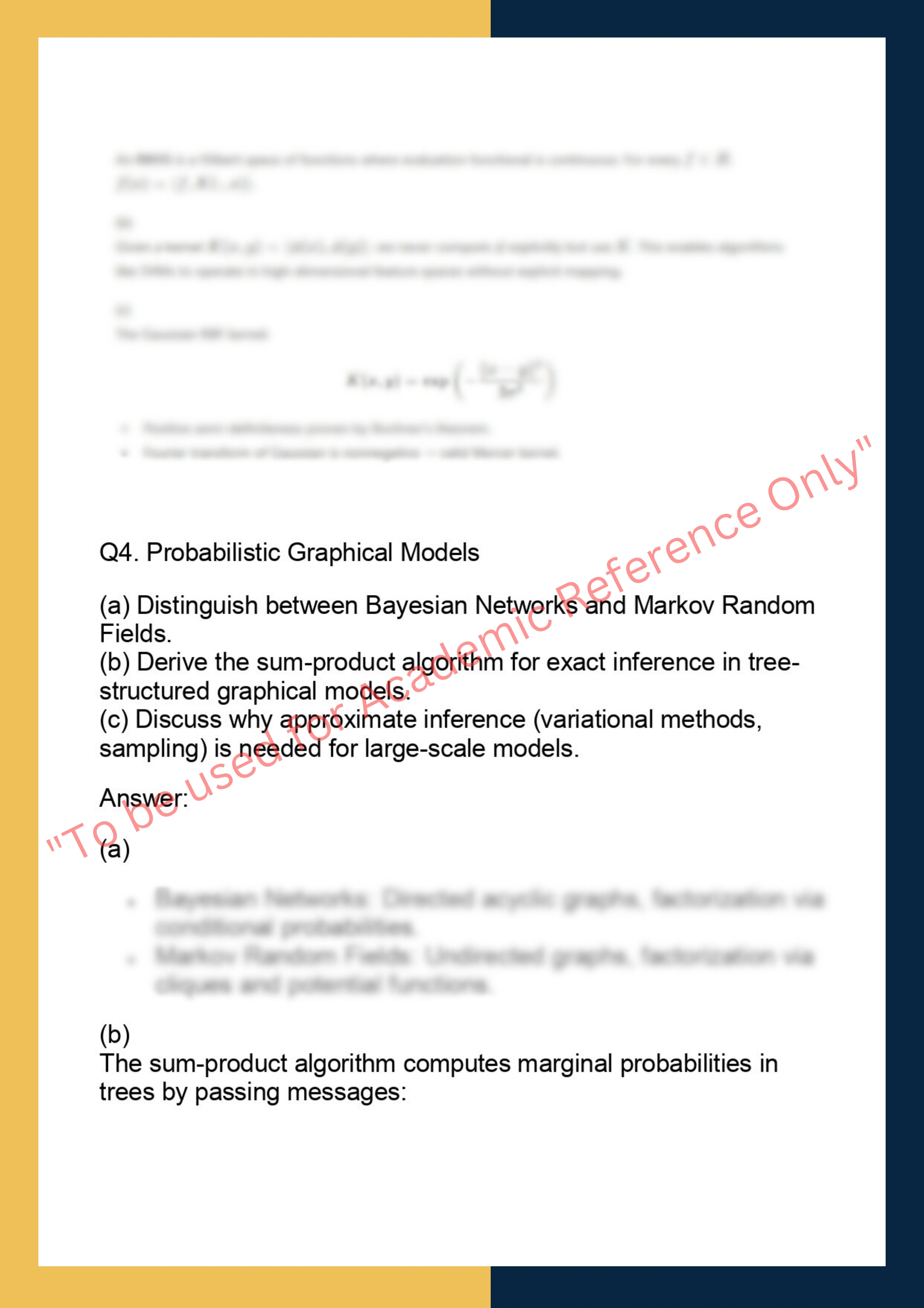 COMP70050–  Machine Learning 3