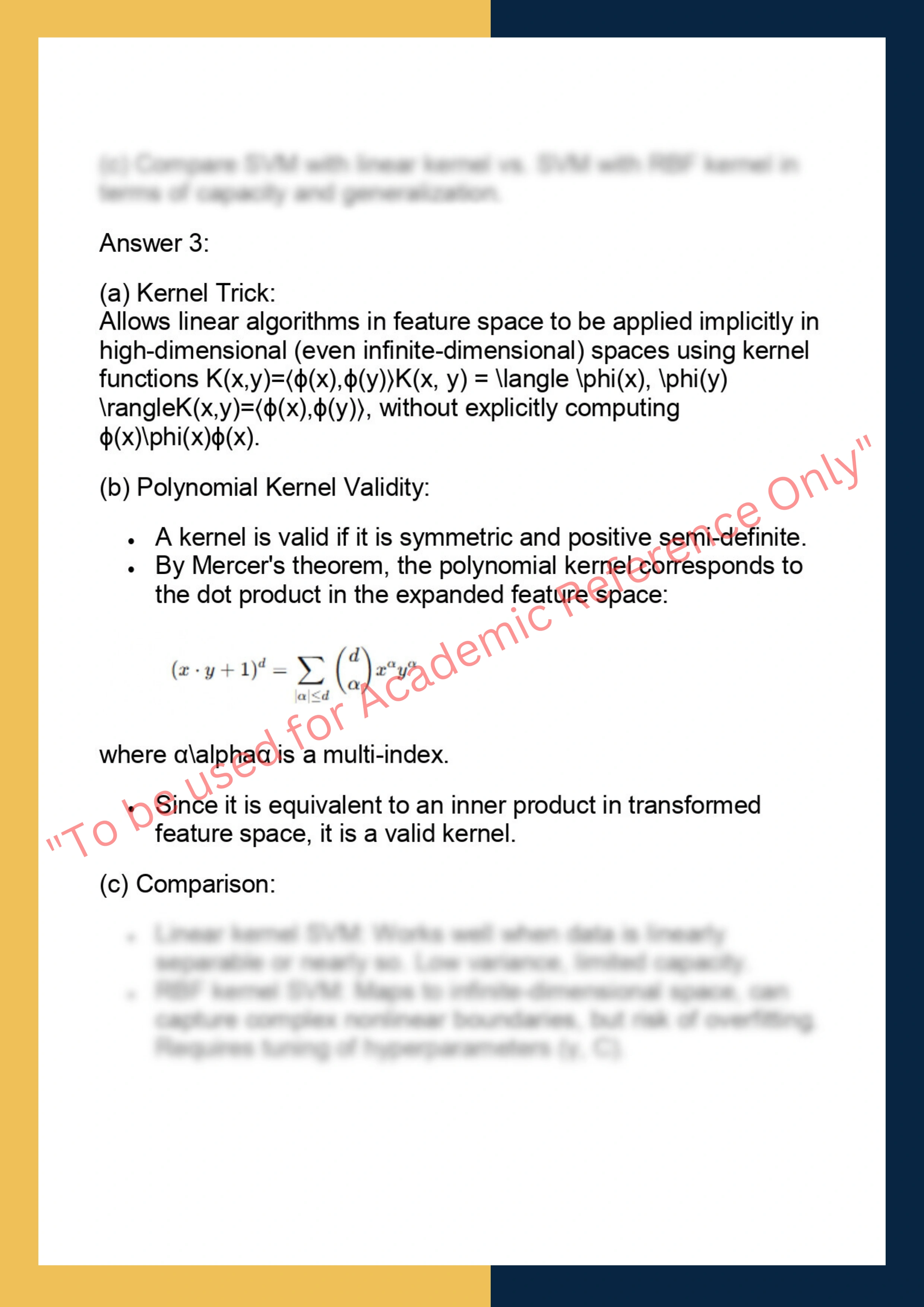 INFR11120 –  Machine Learning Theory 3