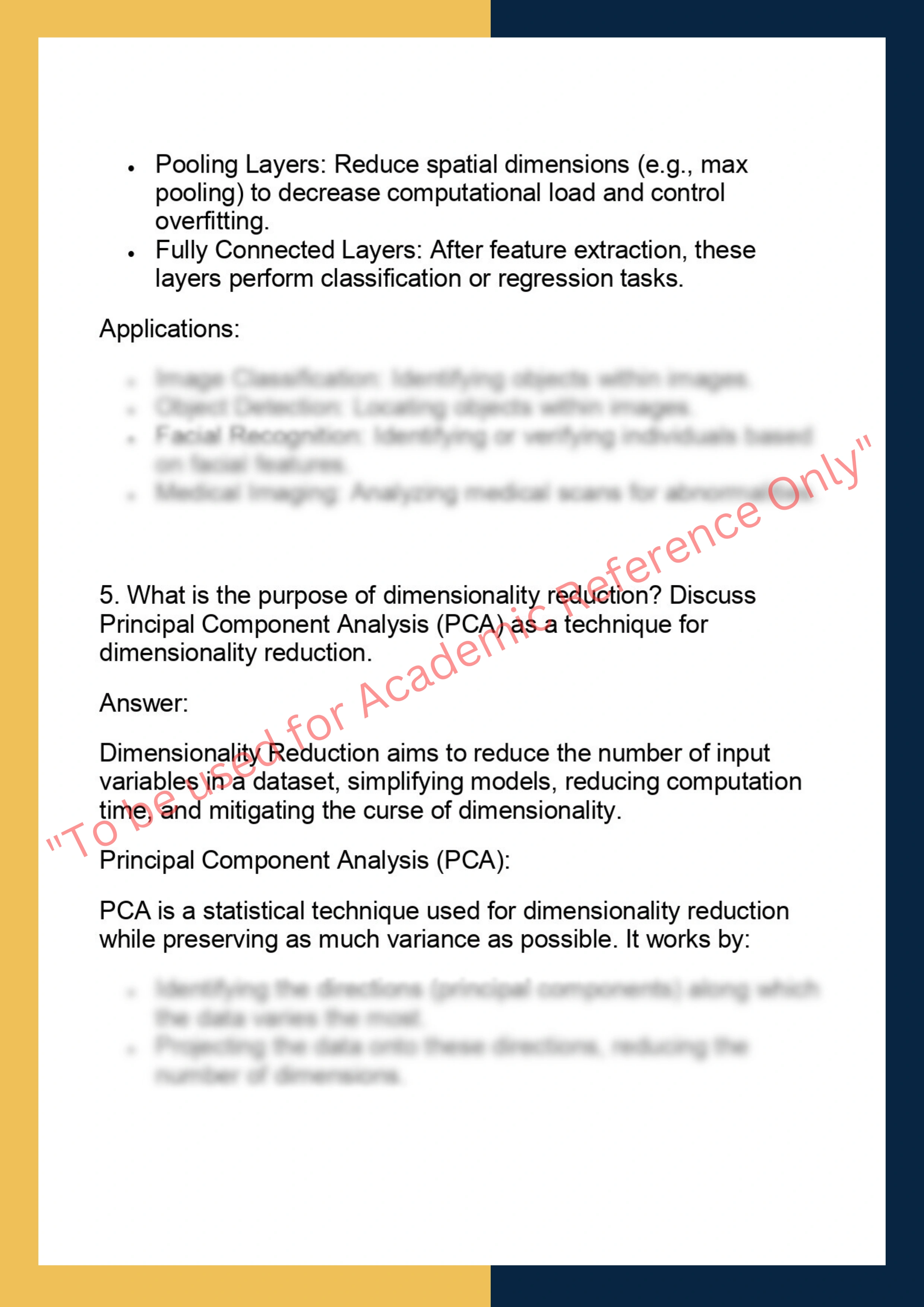 CSCM26 – Advanced Topics in Machine  Learning 3
