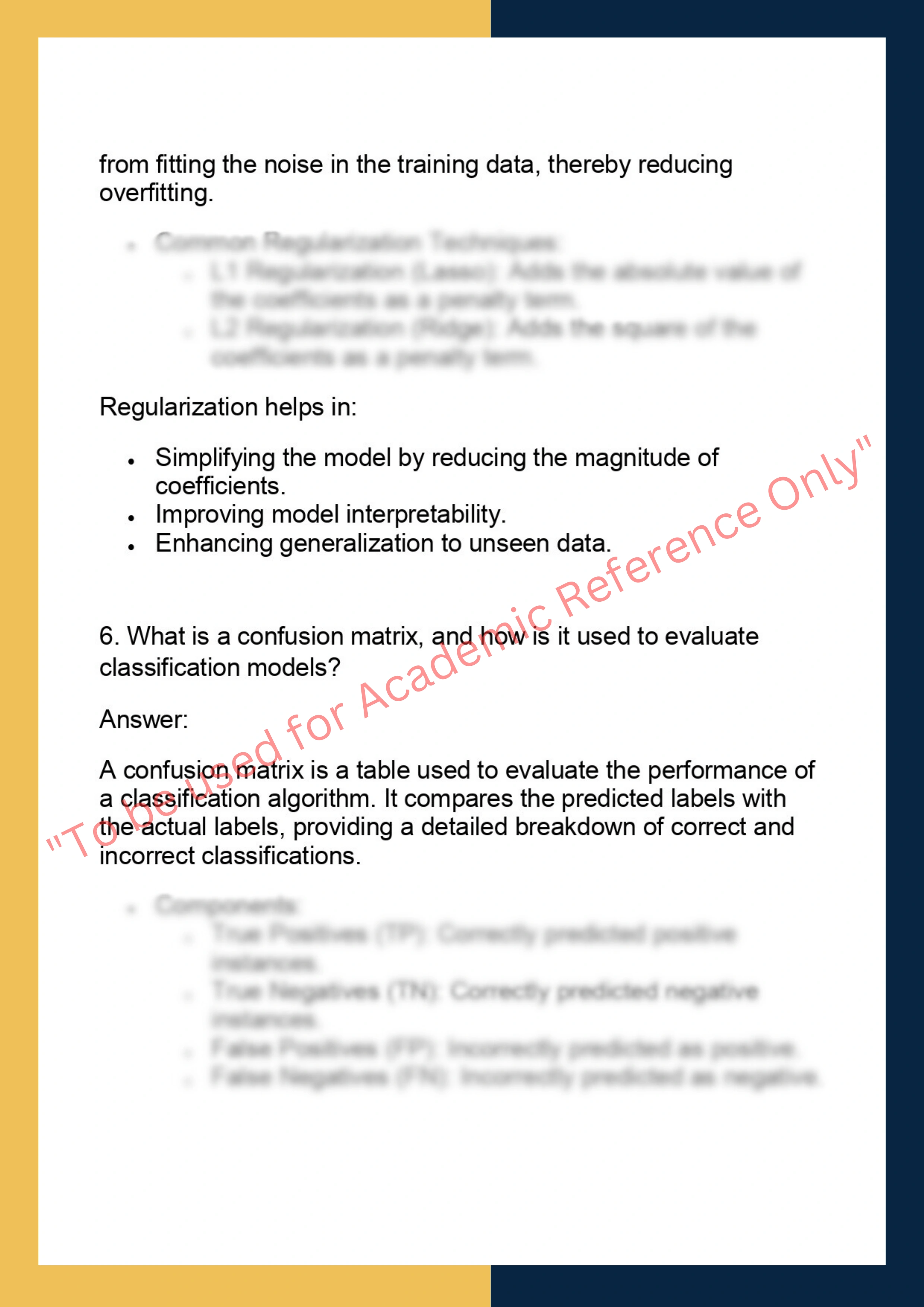 COMP90049 – Introduction to Machine Learning 3