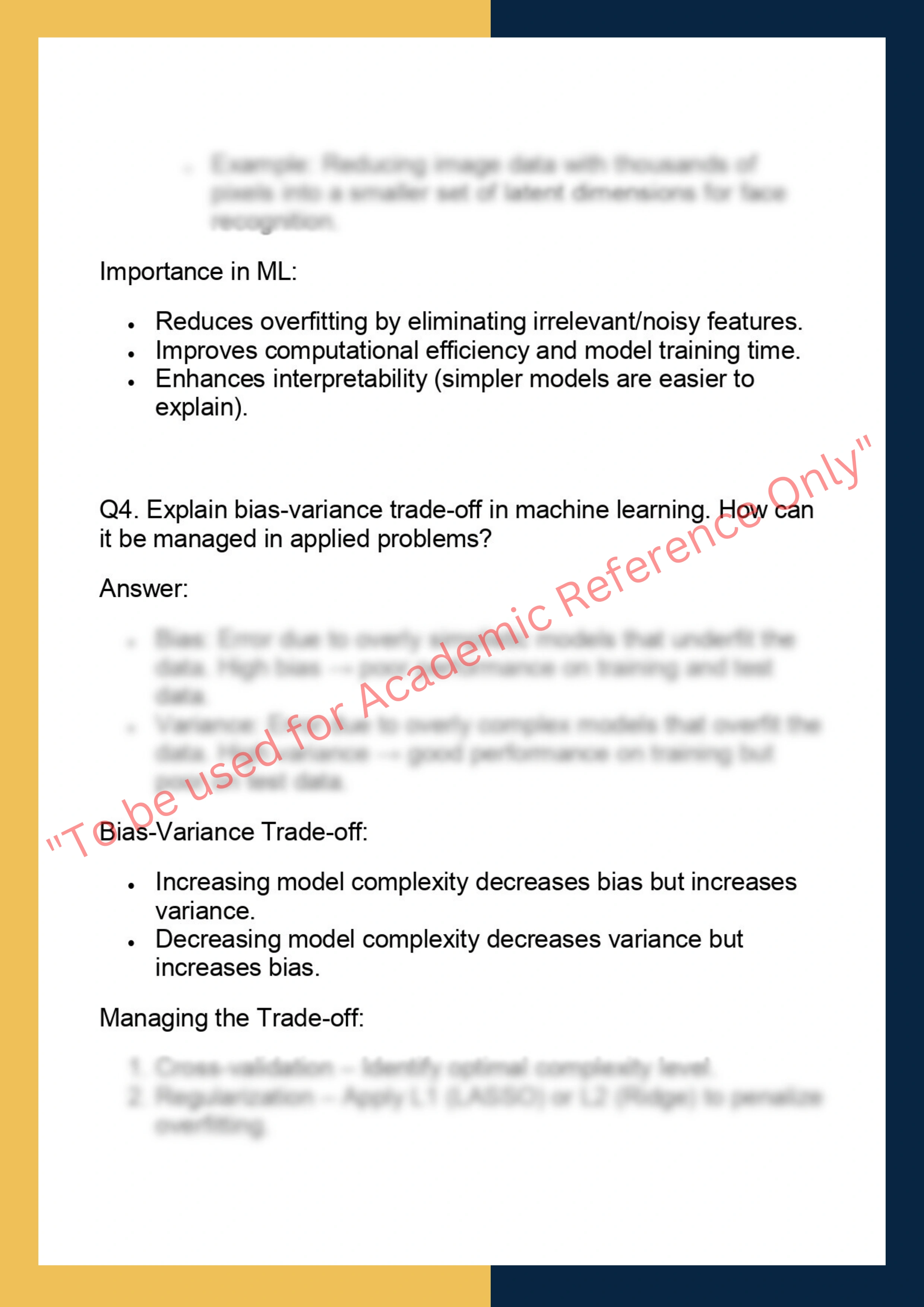 CSIT5120 – Applied Machine Learning 3