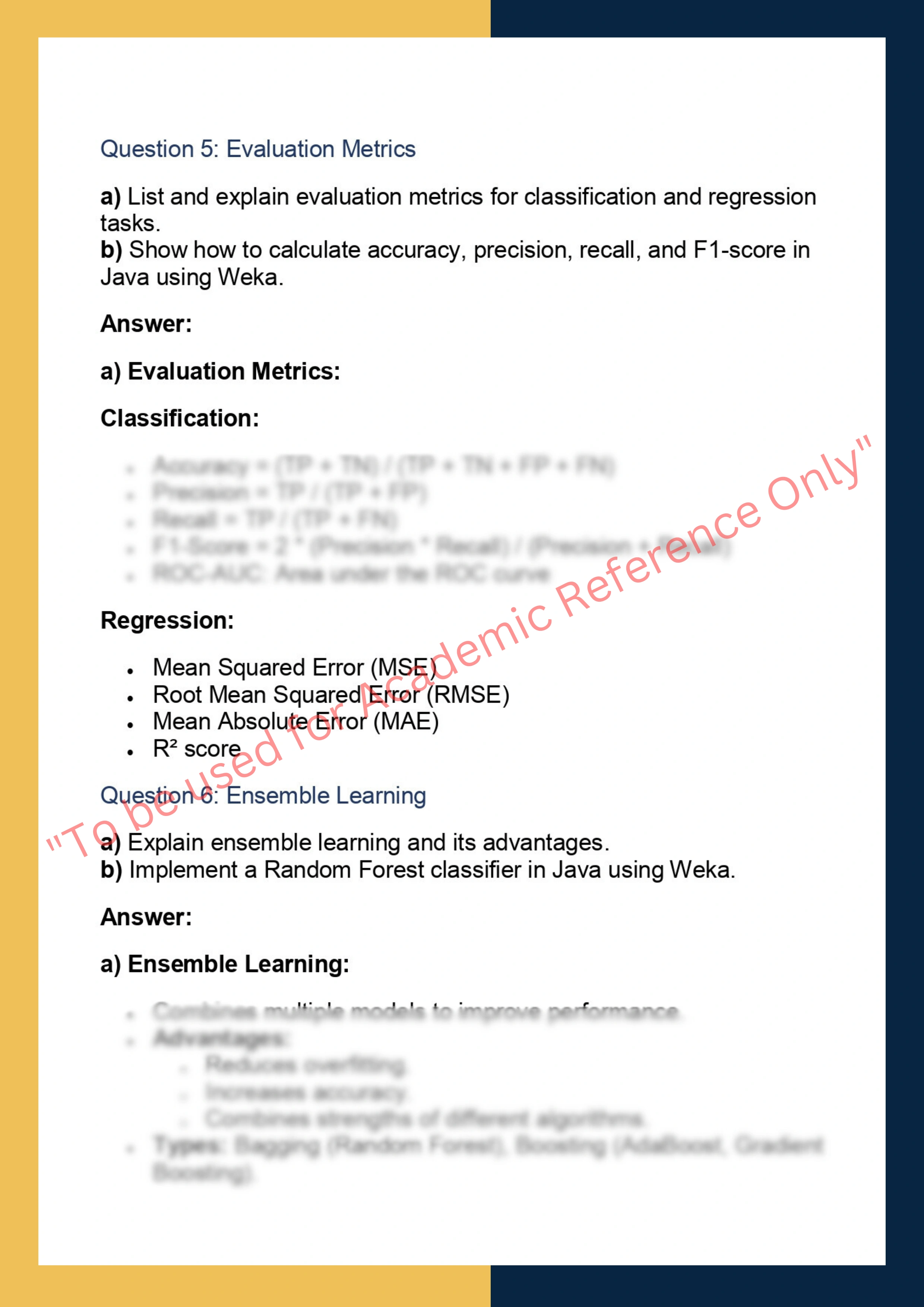 MLJ620 – Machine Learning in Java 3