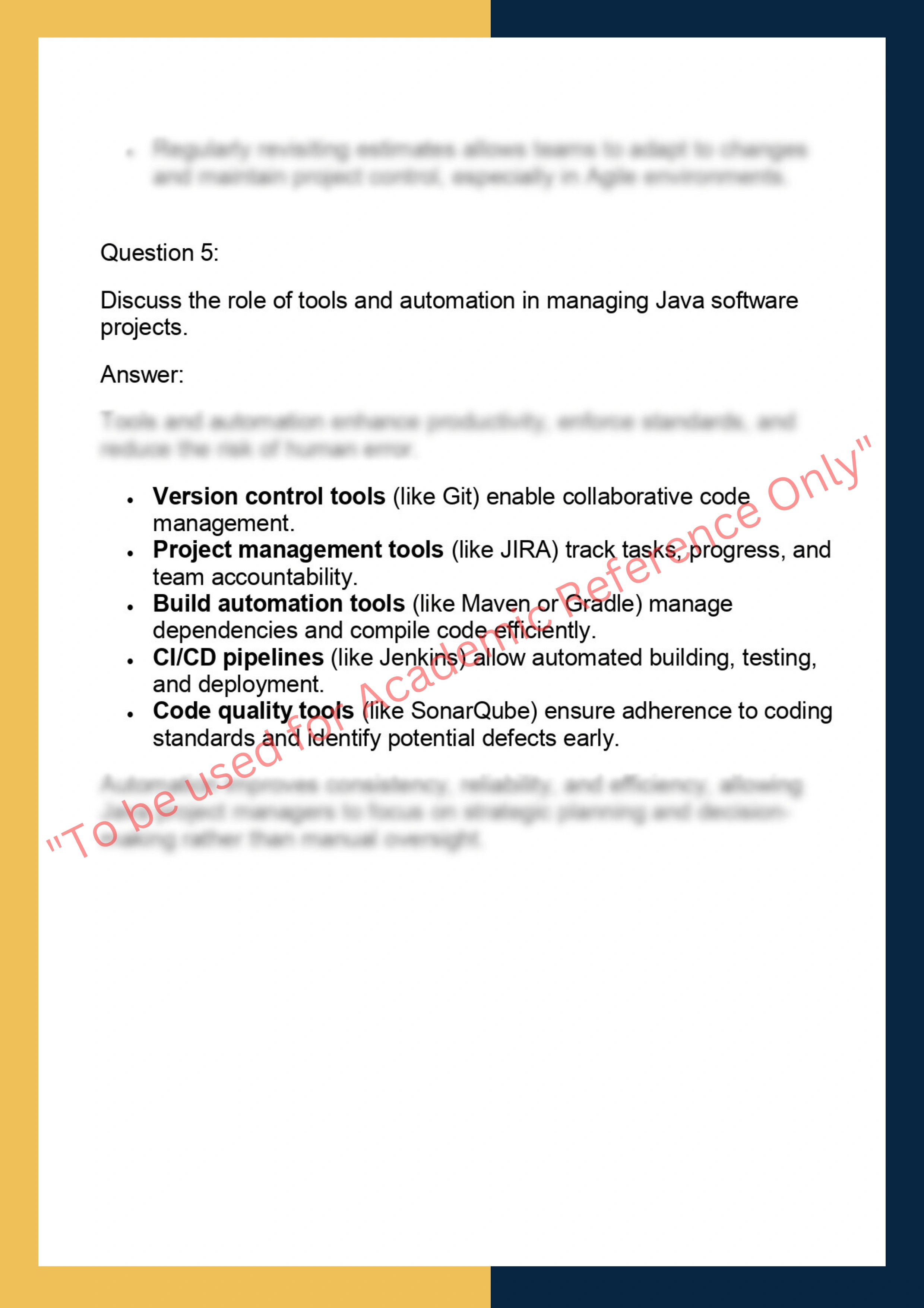 SPJM624 – Software Project Management for  Java Applications 3