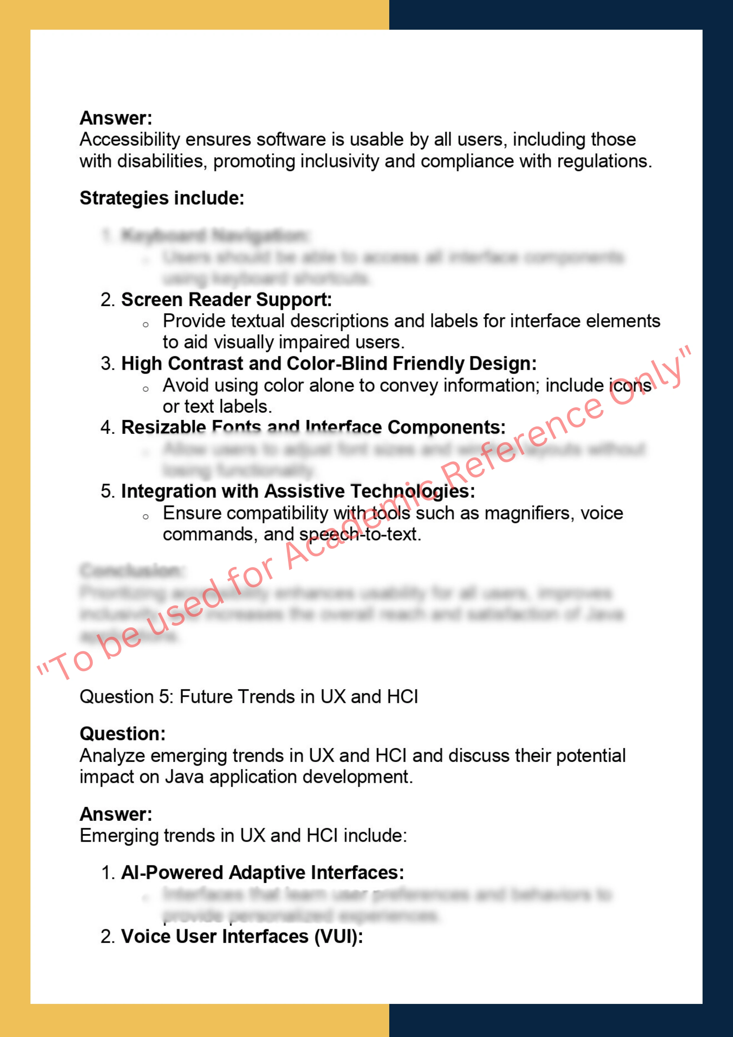 UXJ633 – User  Experience & HCI for Java  Applications 3