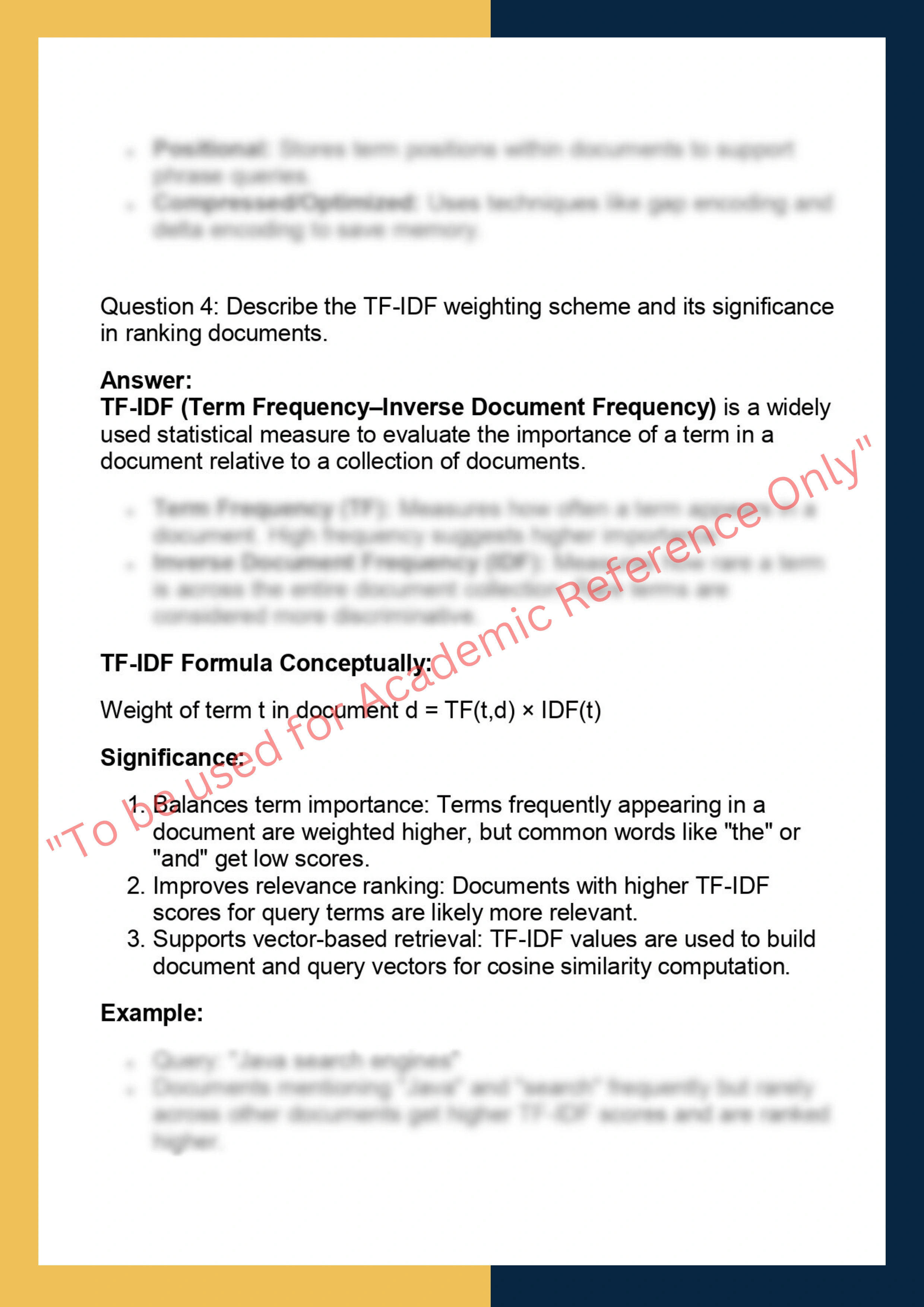 IRJ639 – Information Retrieval & Search  Engines in Java 3