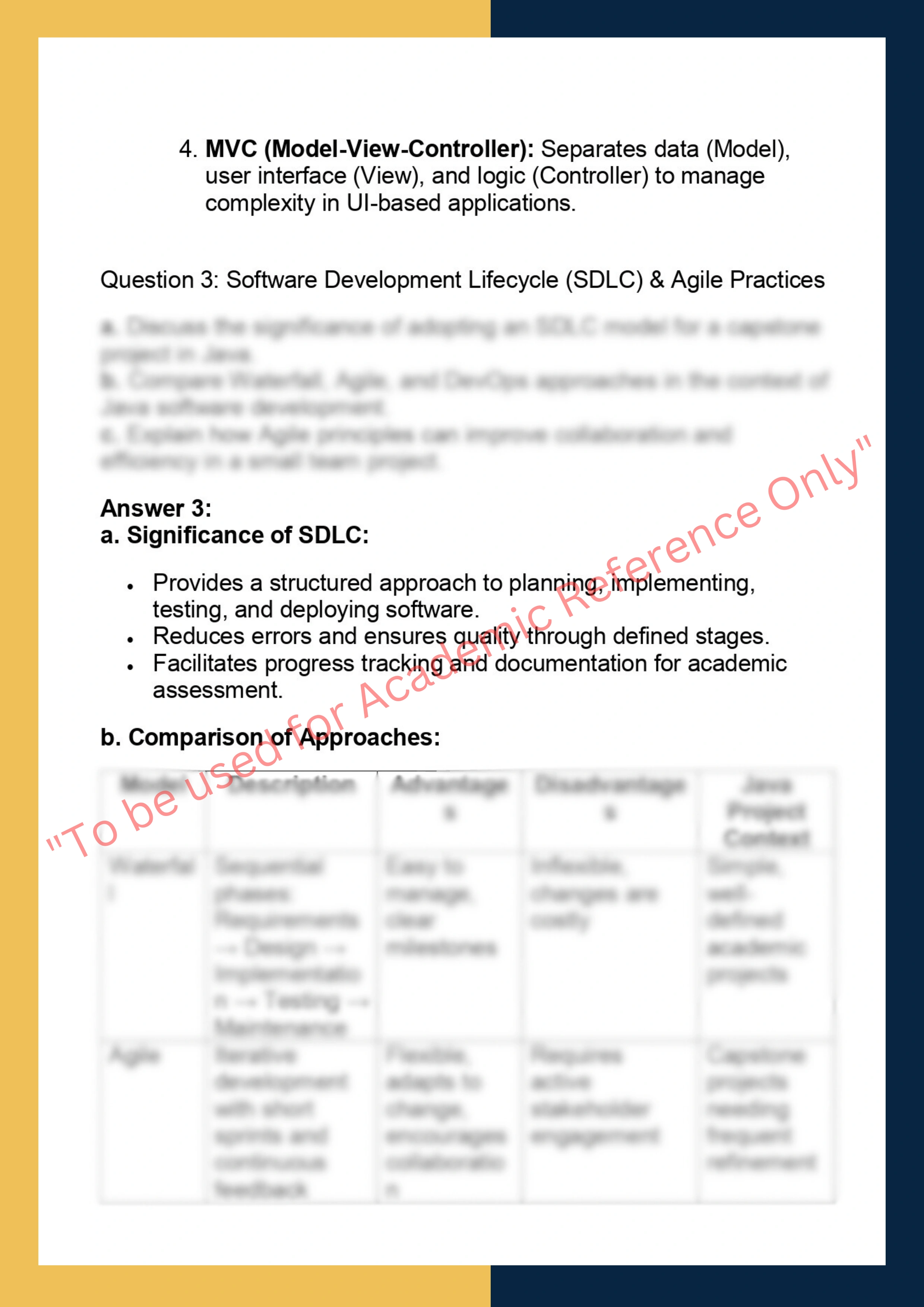 CPSJ640 – Capstone Project in Java Software  Development 3