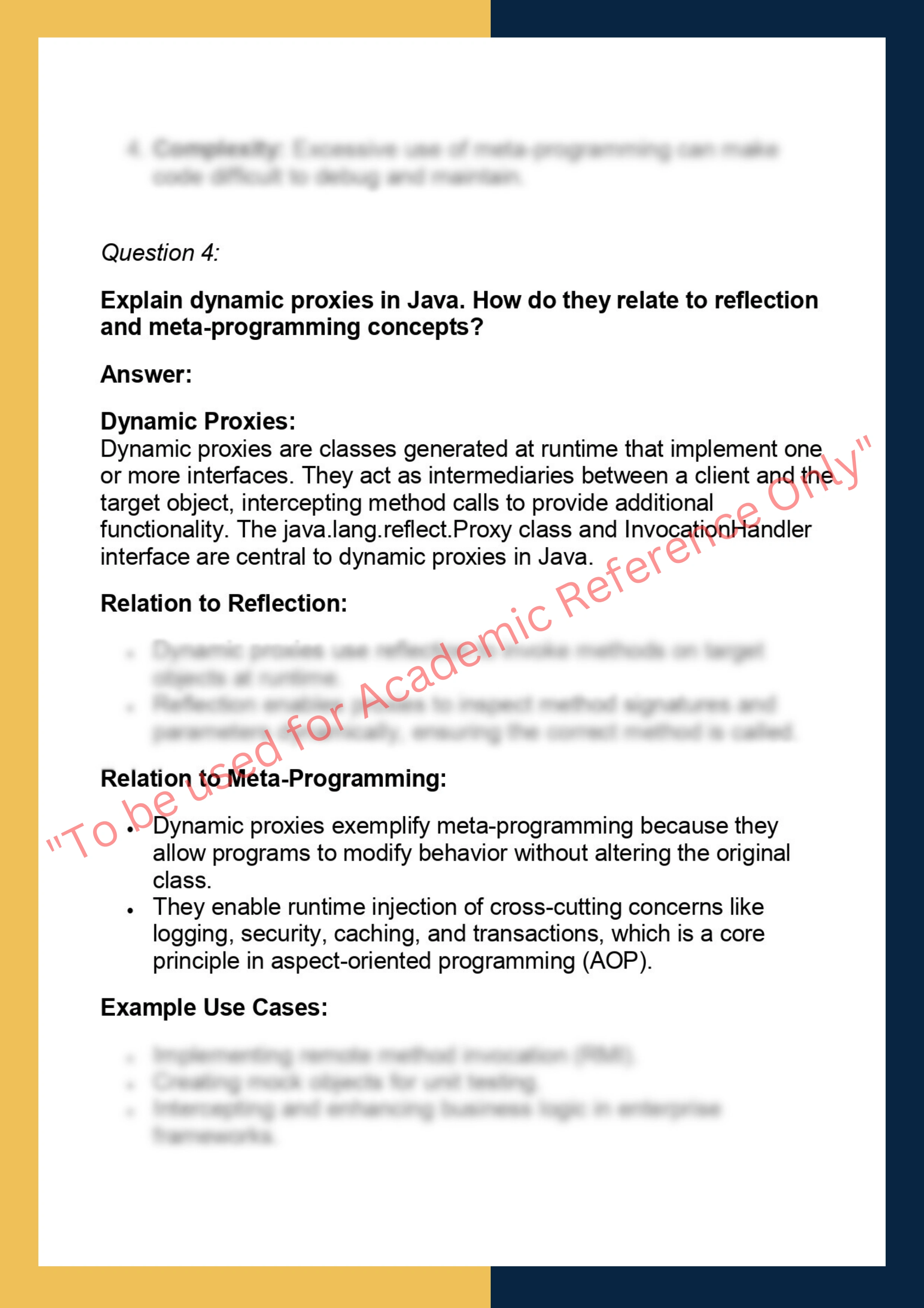 ATJ642 – Advanced Topics in Java (Reflection, Meta-Programming) 3