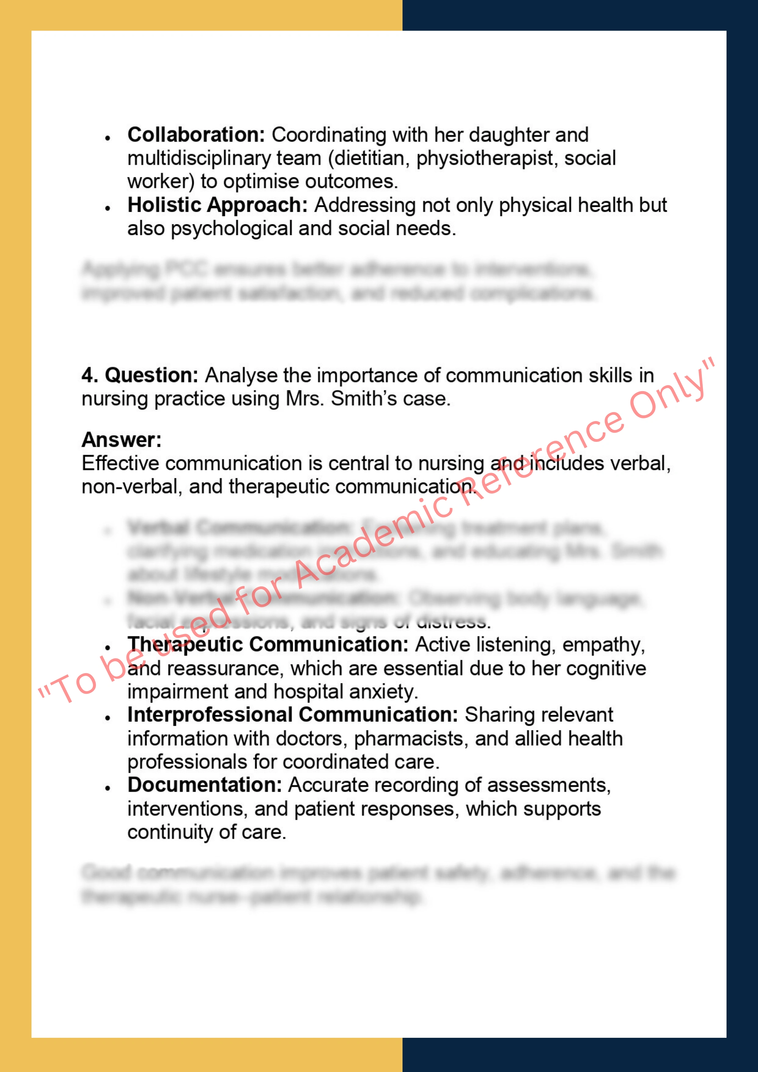 INFO90002  – Foundations of Nursing  Practice 3