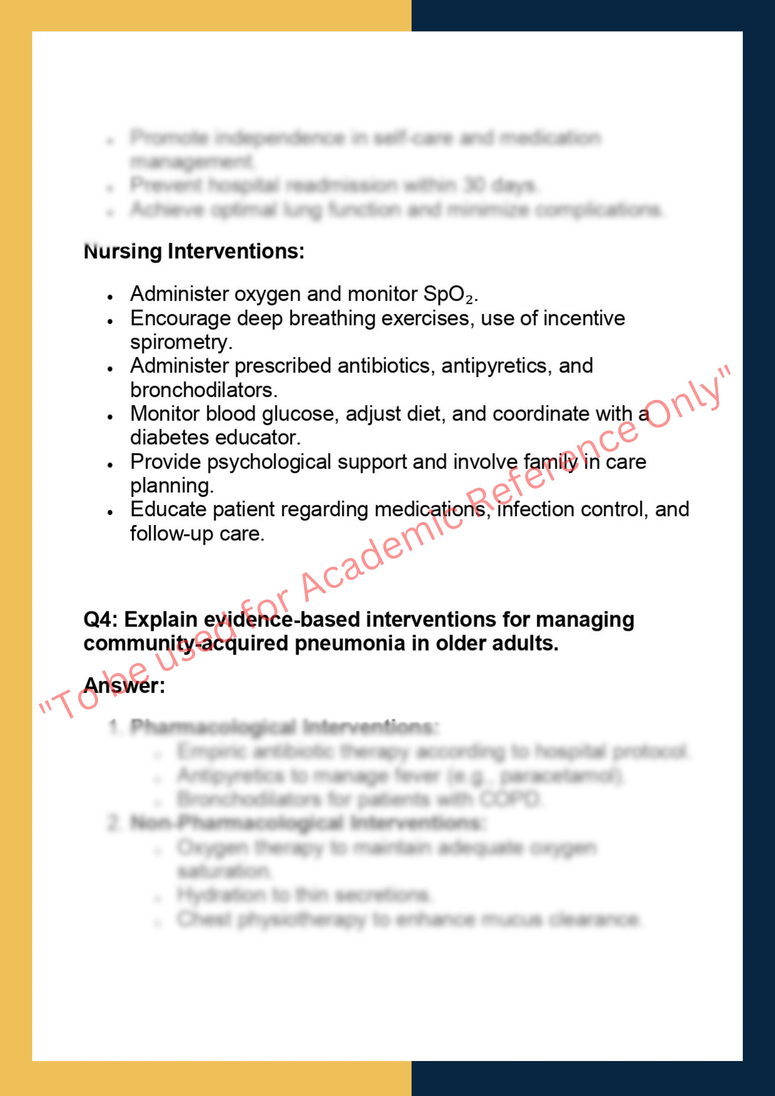SNPPR1 – Clinical Nursing Practice 3