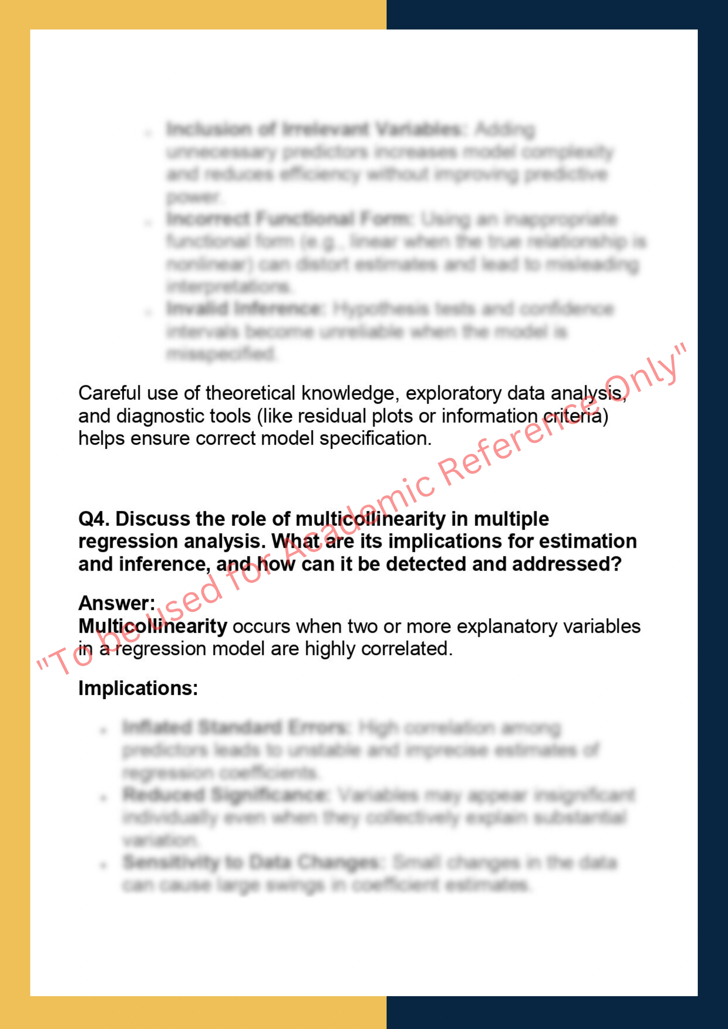 STA 530 – Linear Models & Regression 3