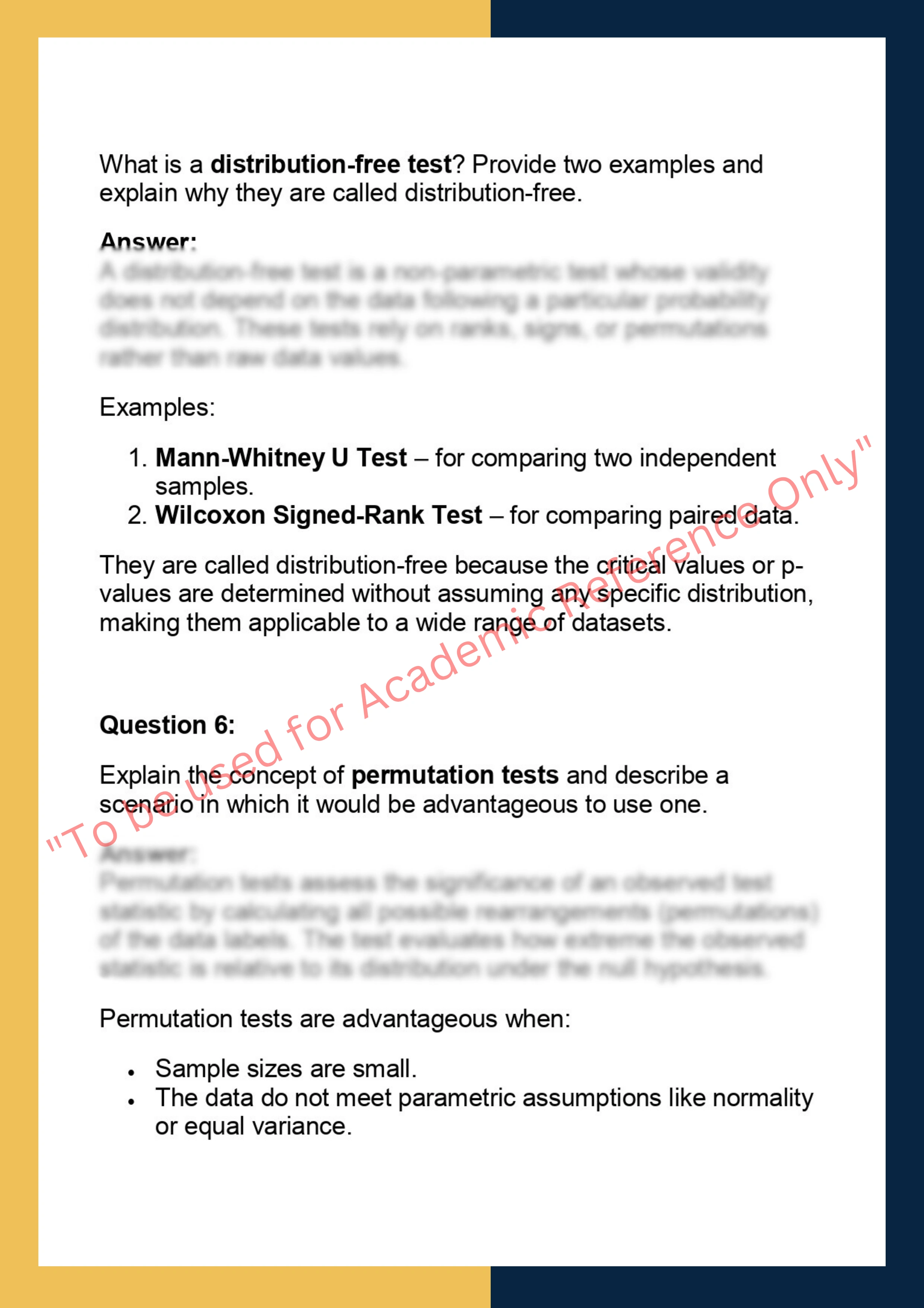 STAT 585 –  Non-Parametric Methods 3