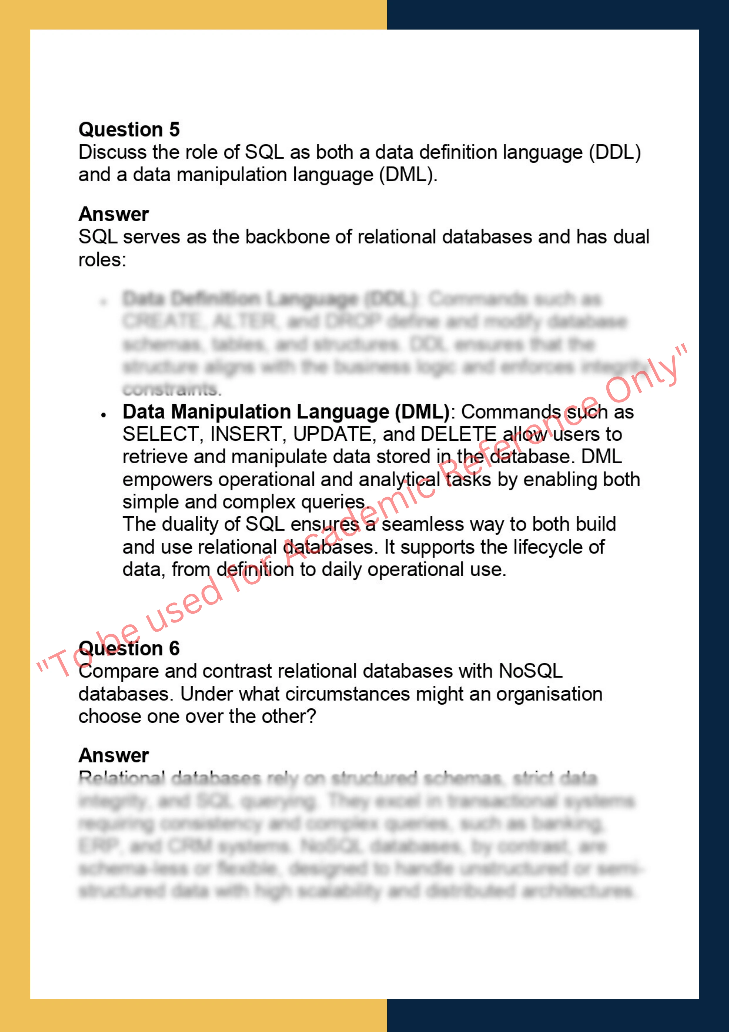 CS 121 - Introduction to Relational  Databases 3