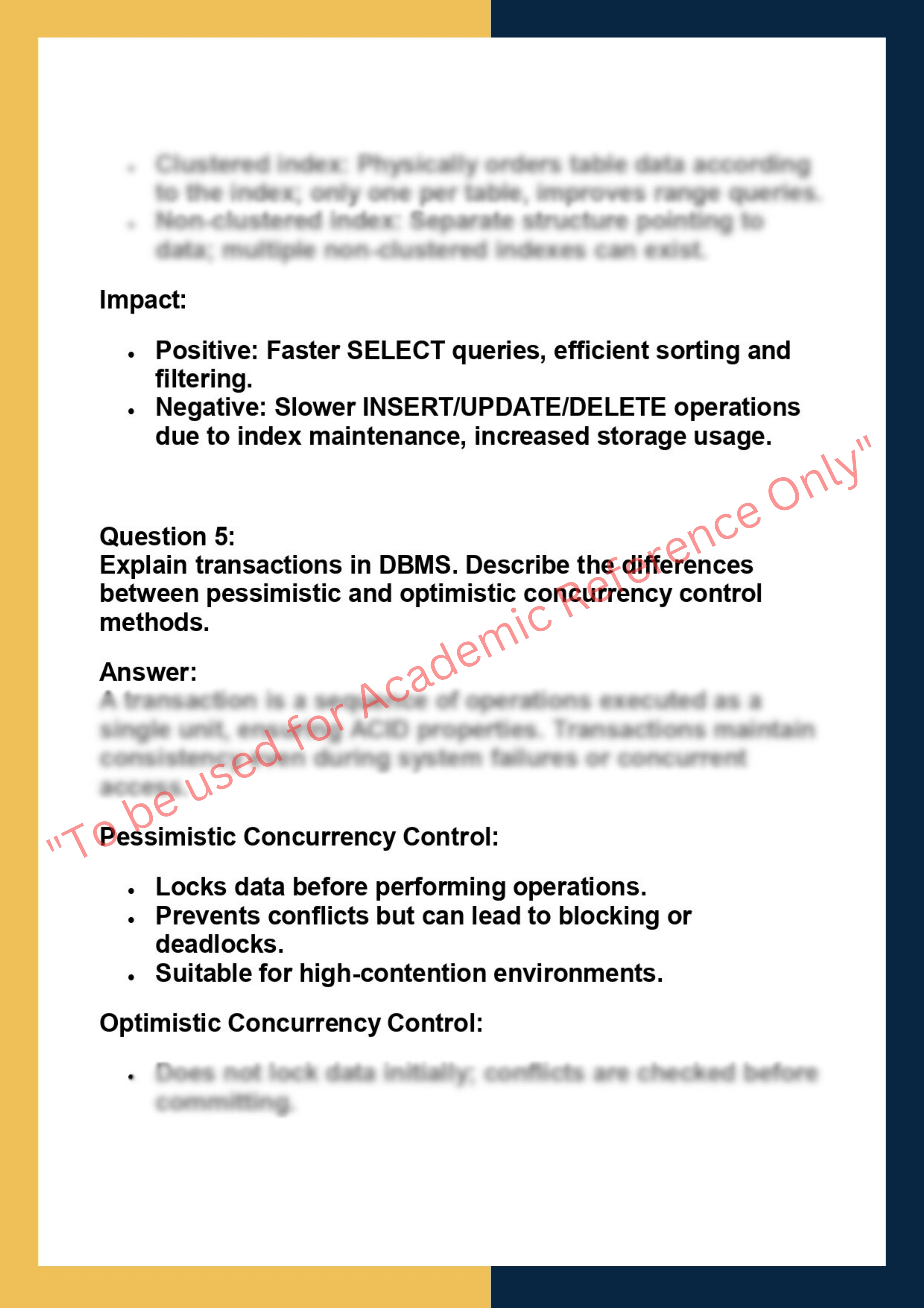 BCS-053 – Database Management Systems 3