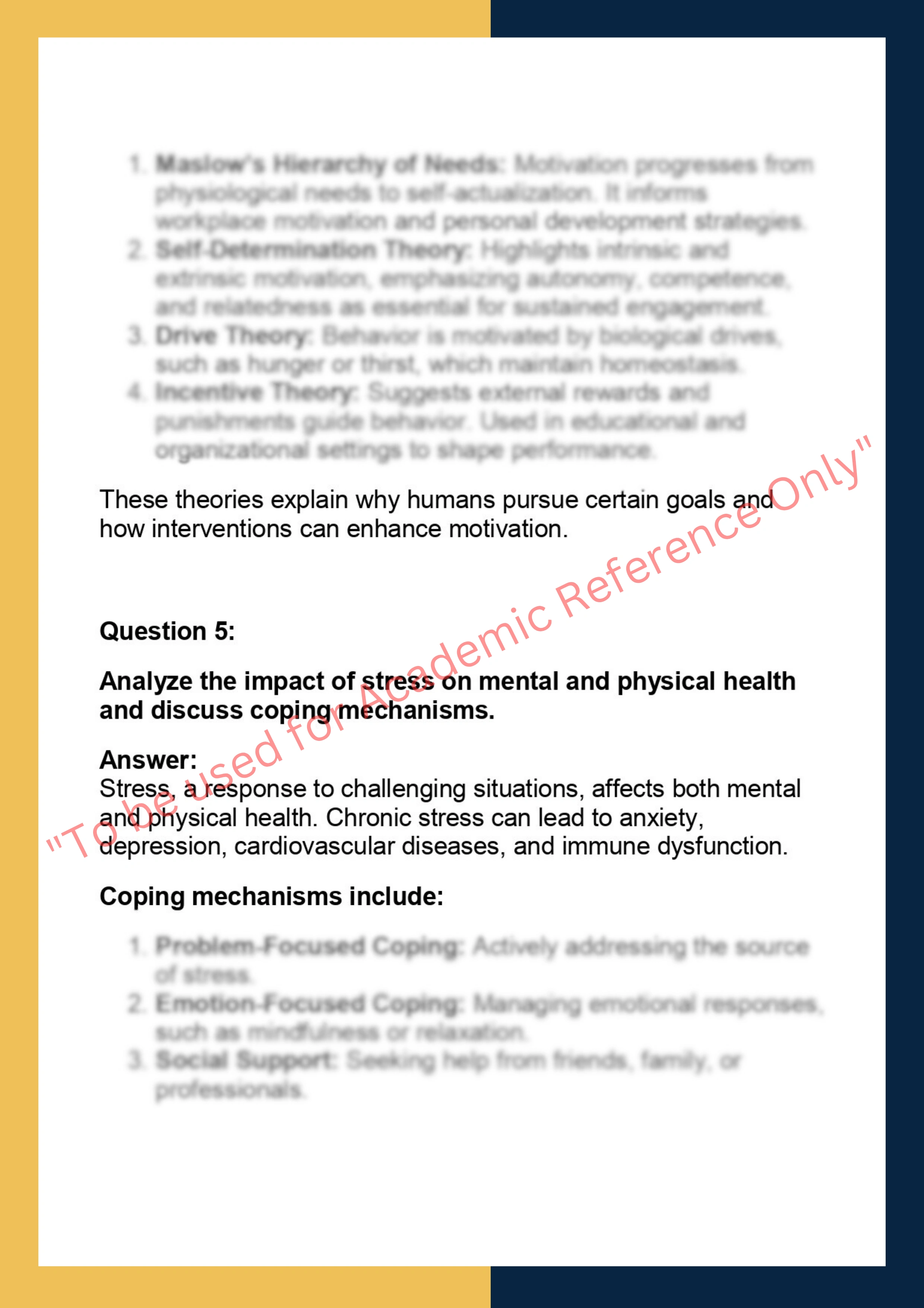 PSY101 –  Introduction to Psychology 3