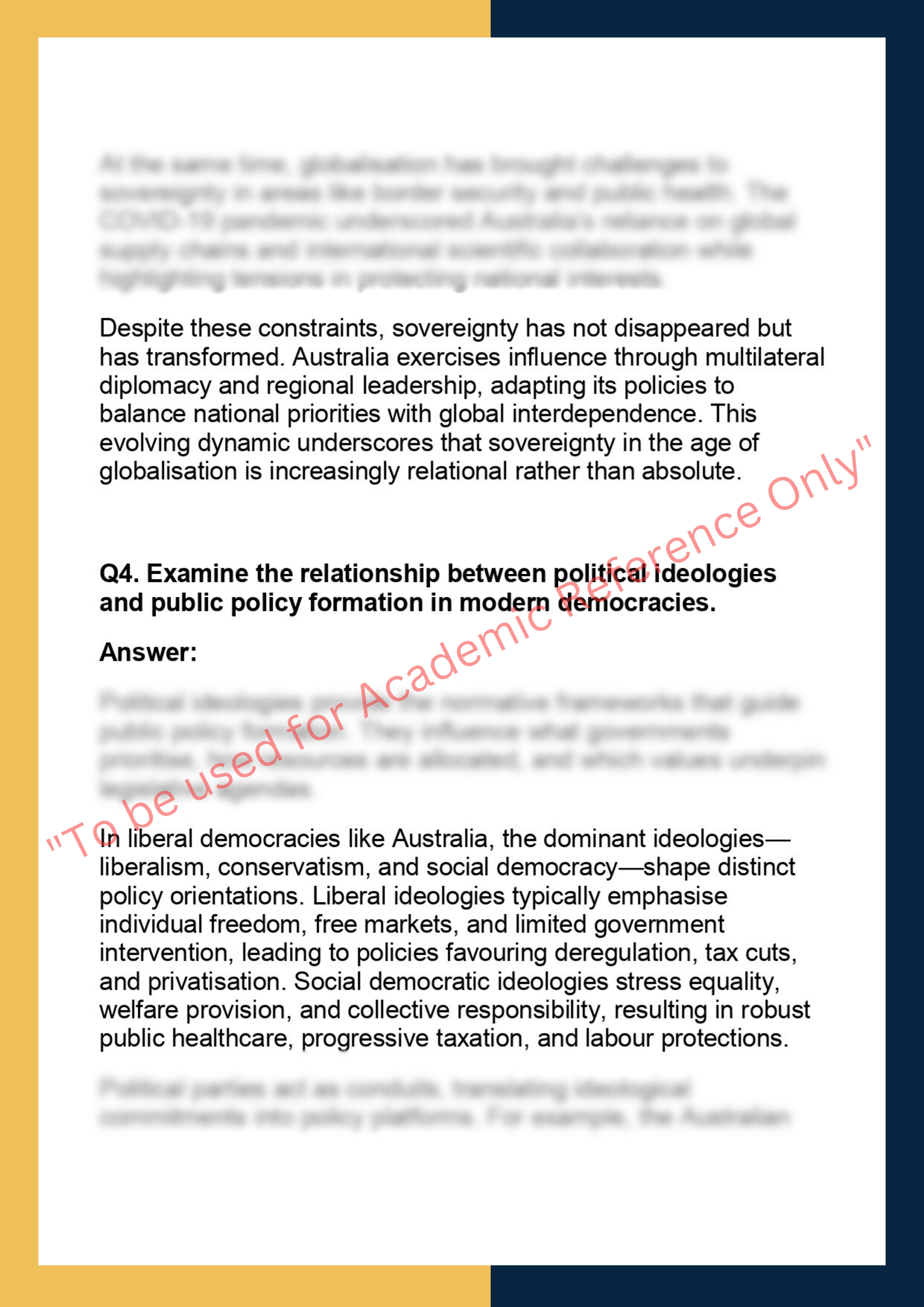 POL101 –  Political Science 3