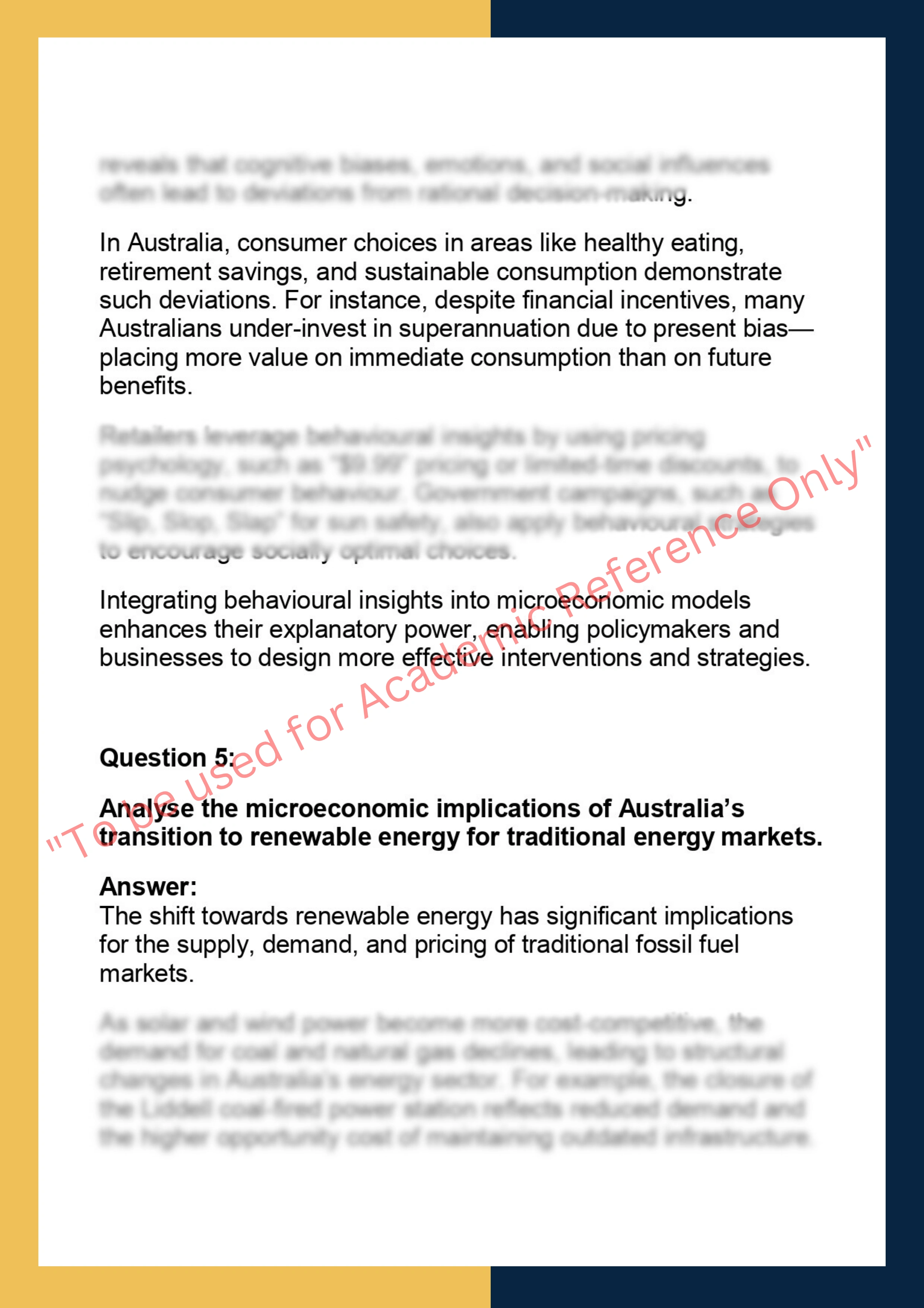 ECO201 –  Microeconomics 3