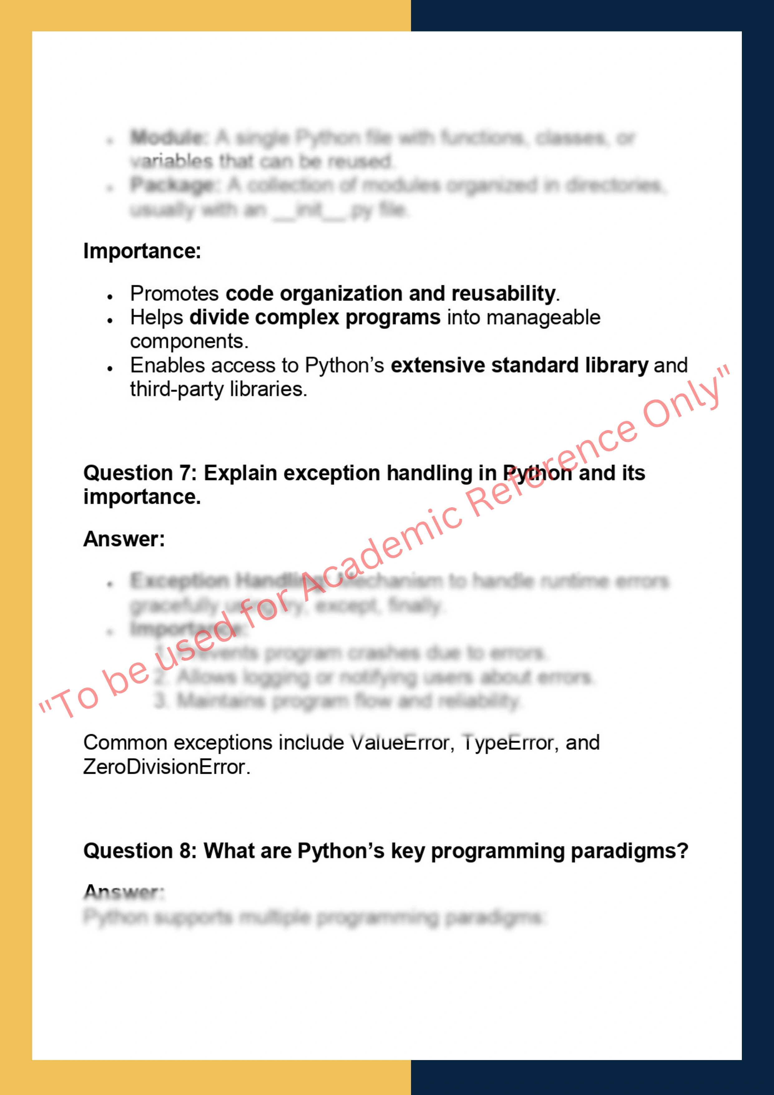 CS105 – Python Programming 3