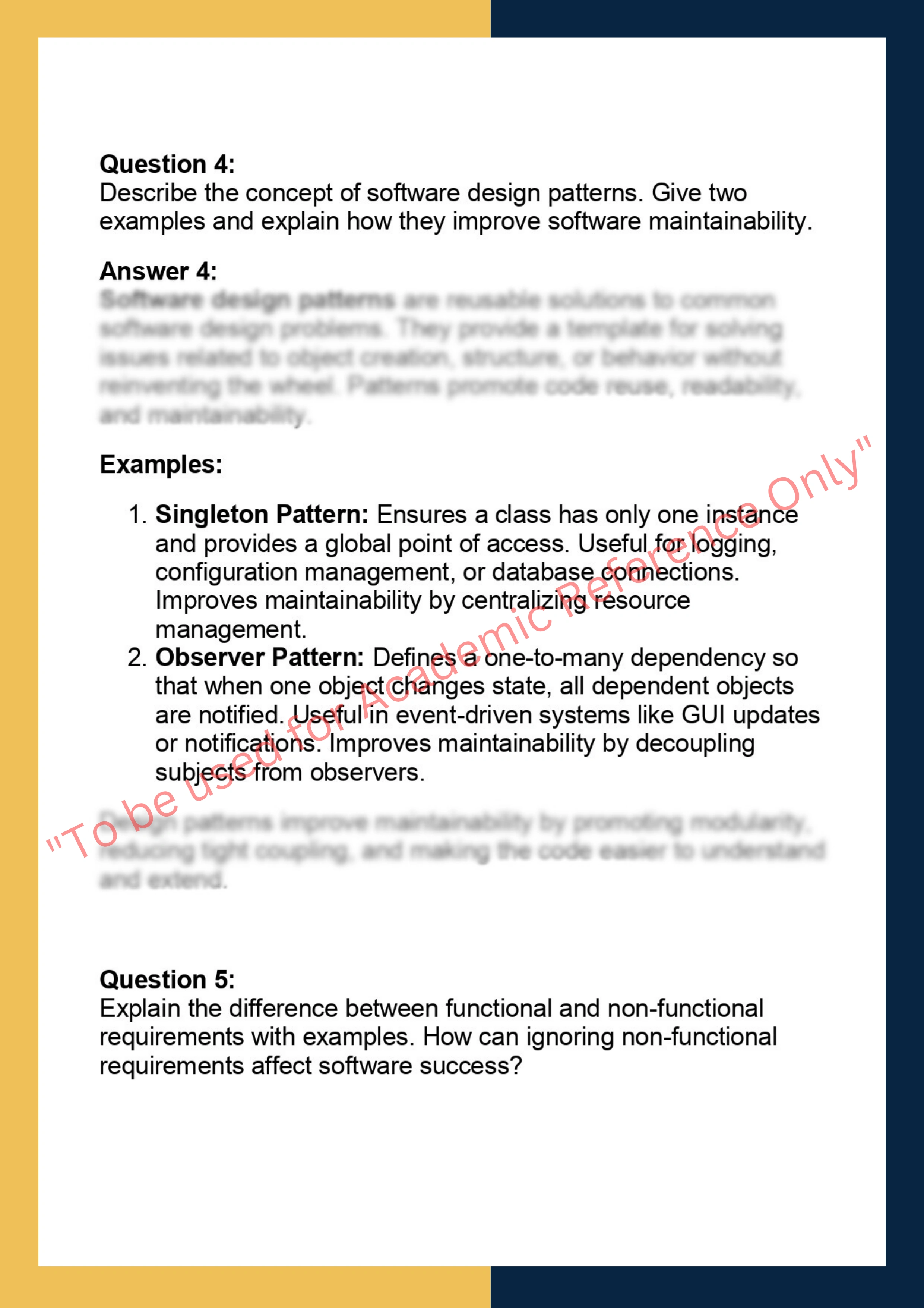 CS301 – Software Engineering Principles 3