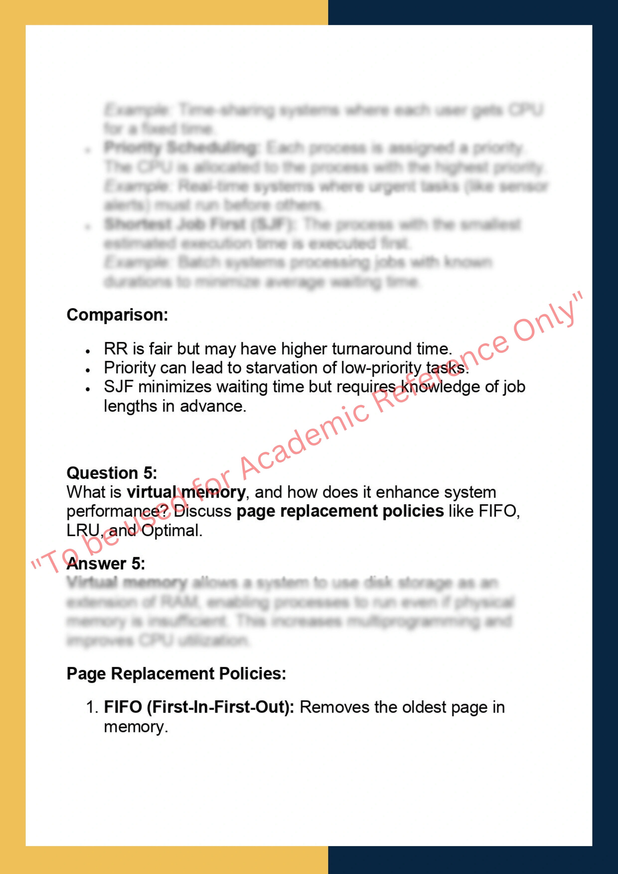 CS302 – Operating Systems Programming 3
