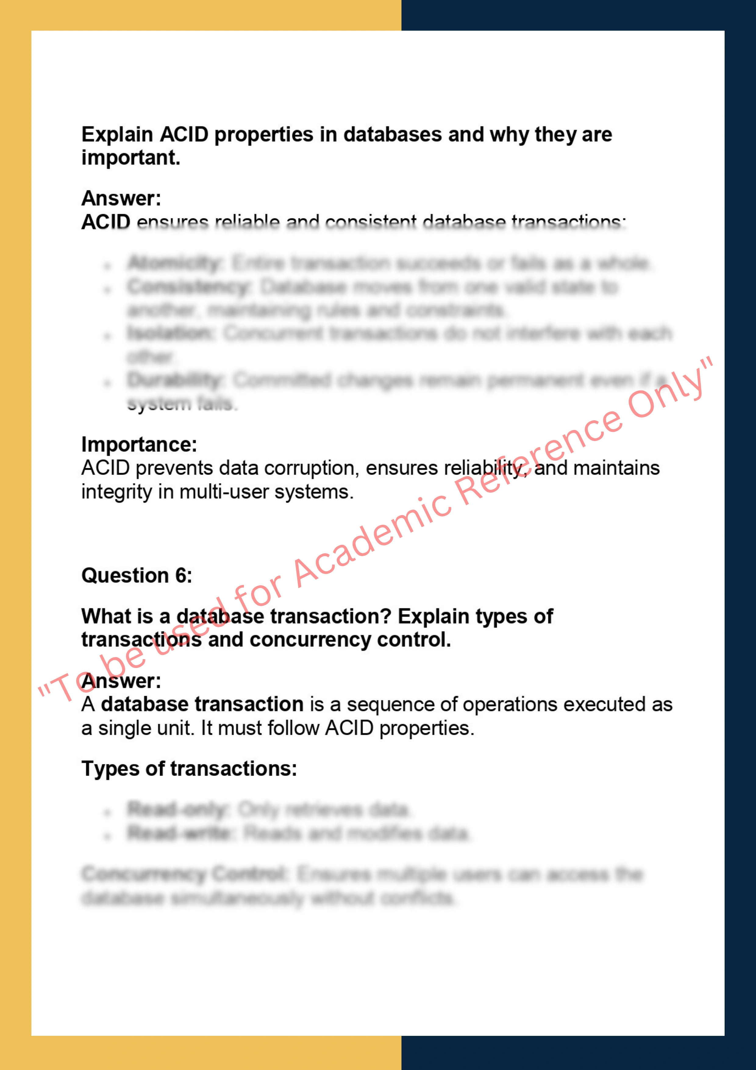 CS303 – Database Programming 3