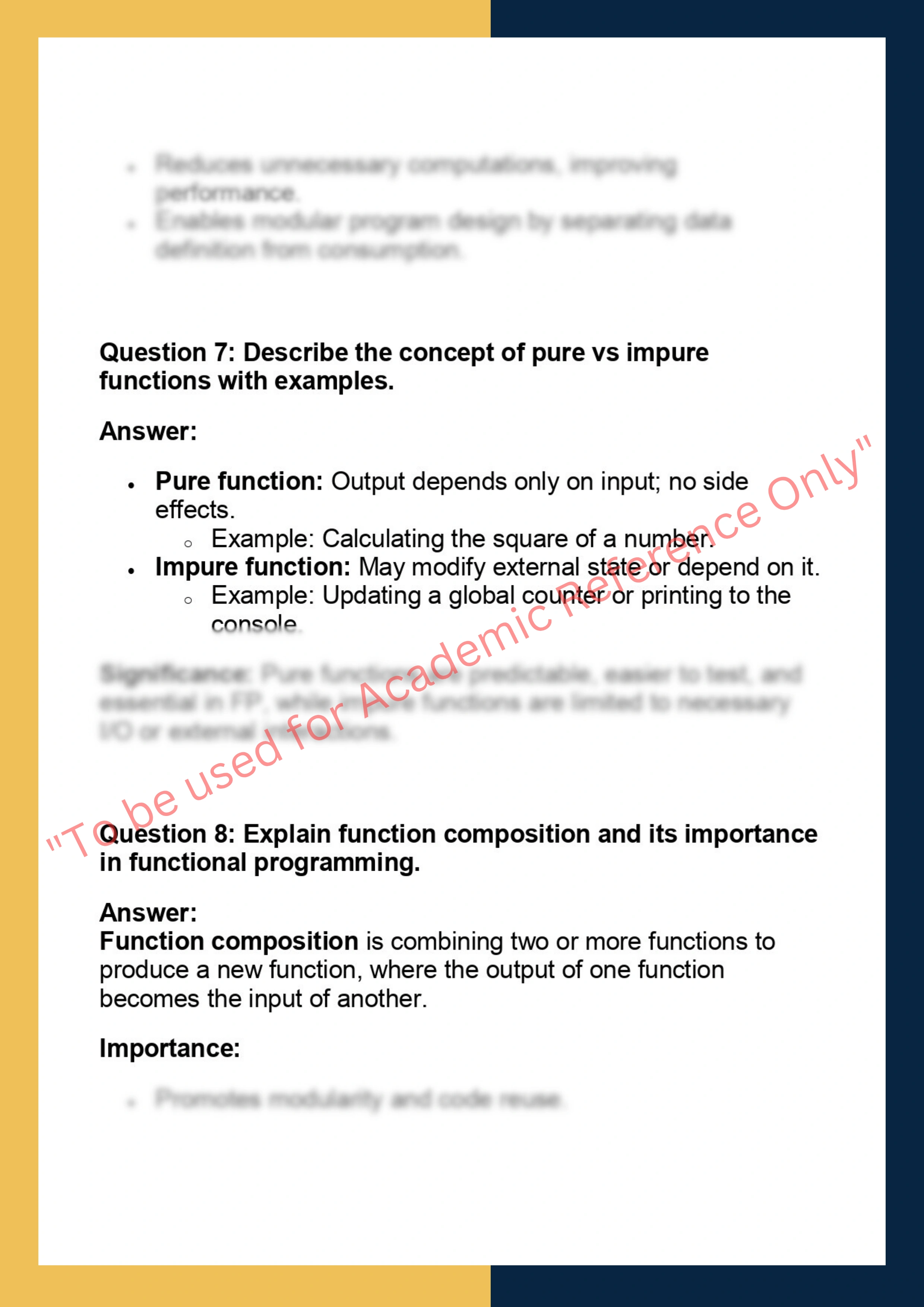 CS305 – Functional Programming 3