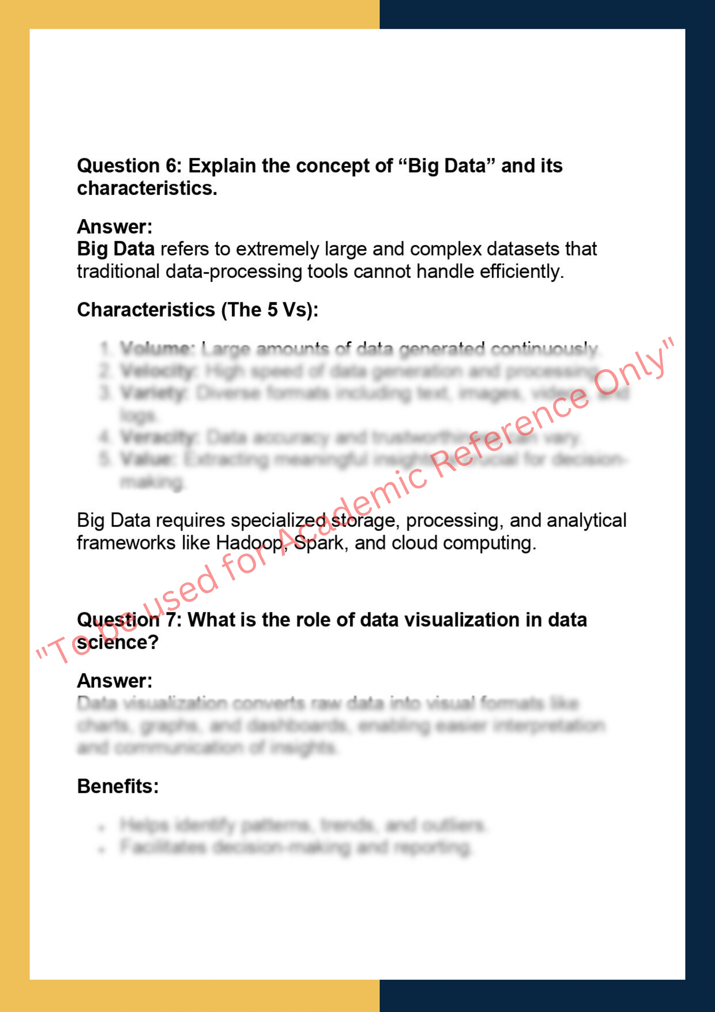 CS308 – Programming for Data Science 3