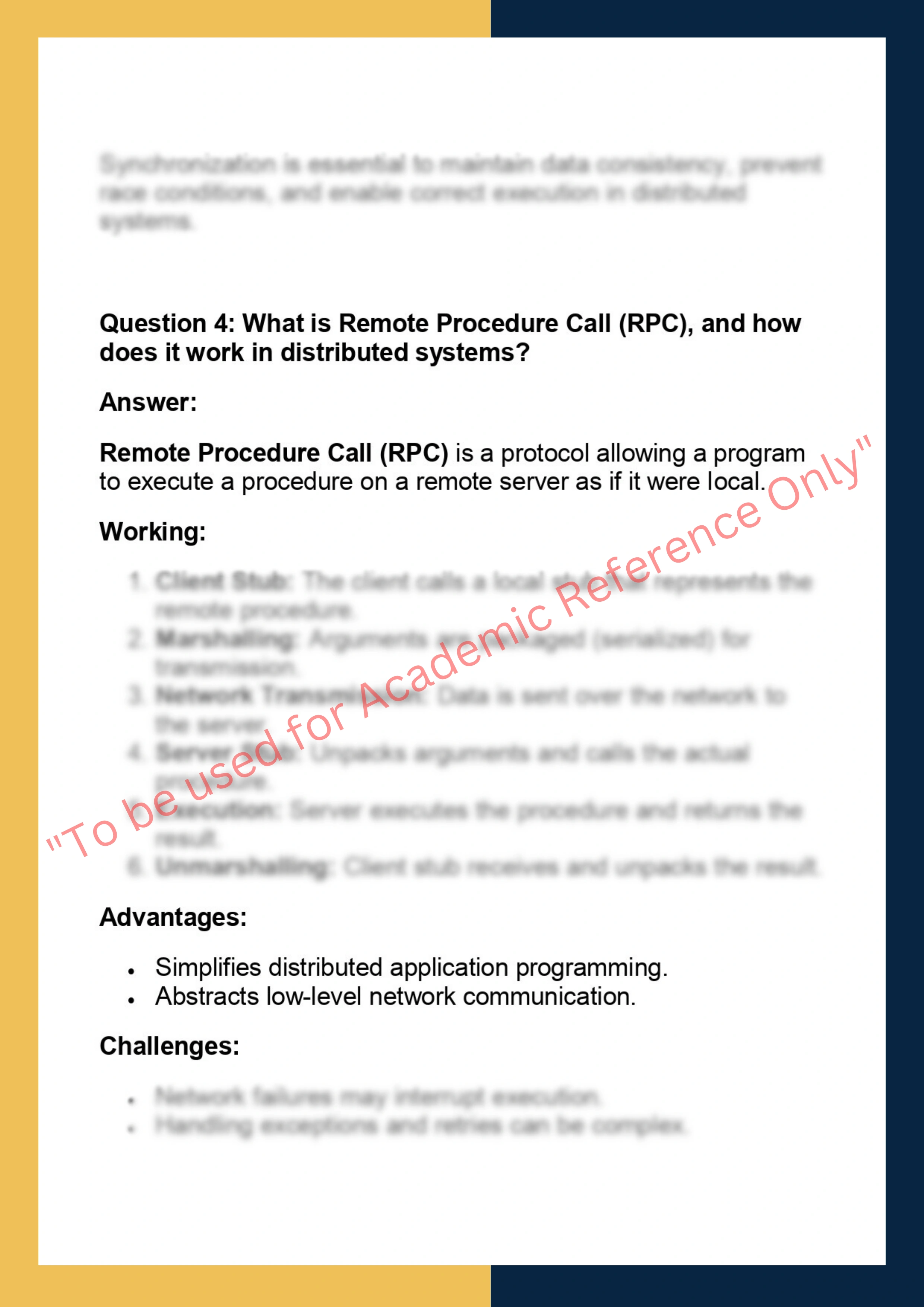 CS402 –  Distributed Systems Programming 3