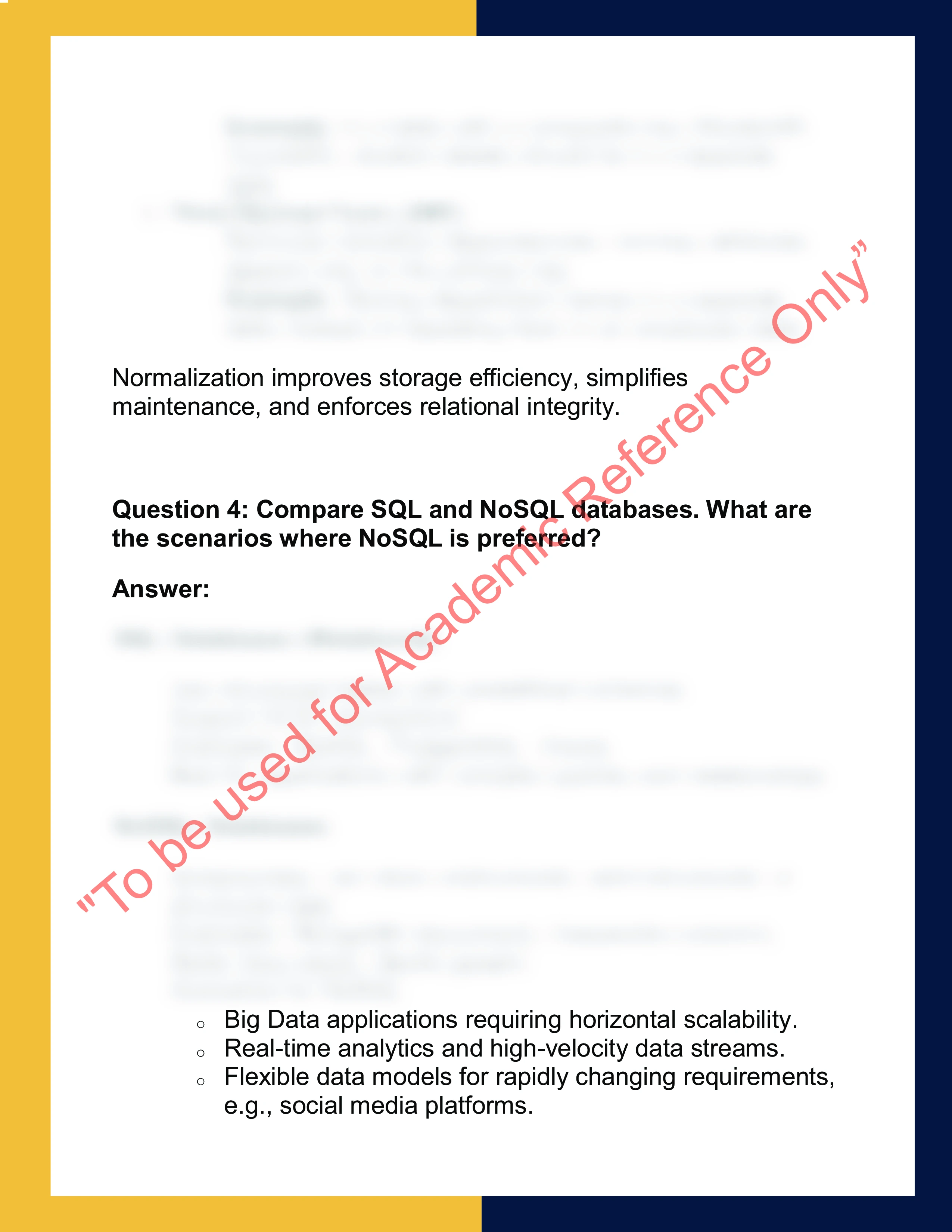 MCA303 – Database Management Systems 3