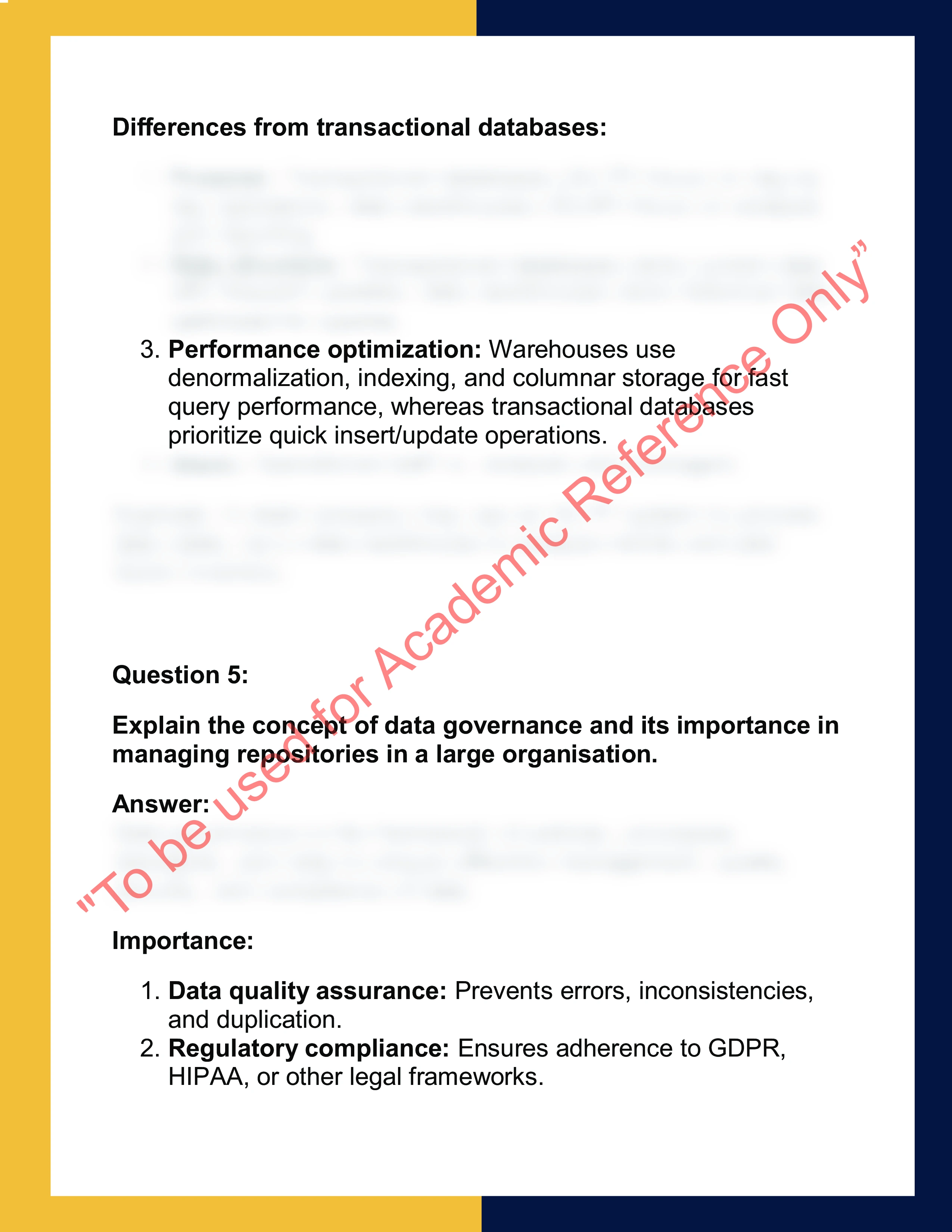 EBSY701 – Data Management & Repositories 3