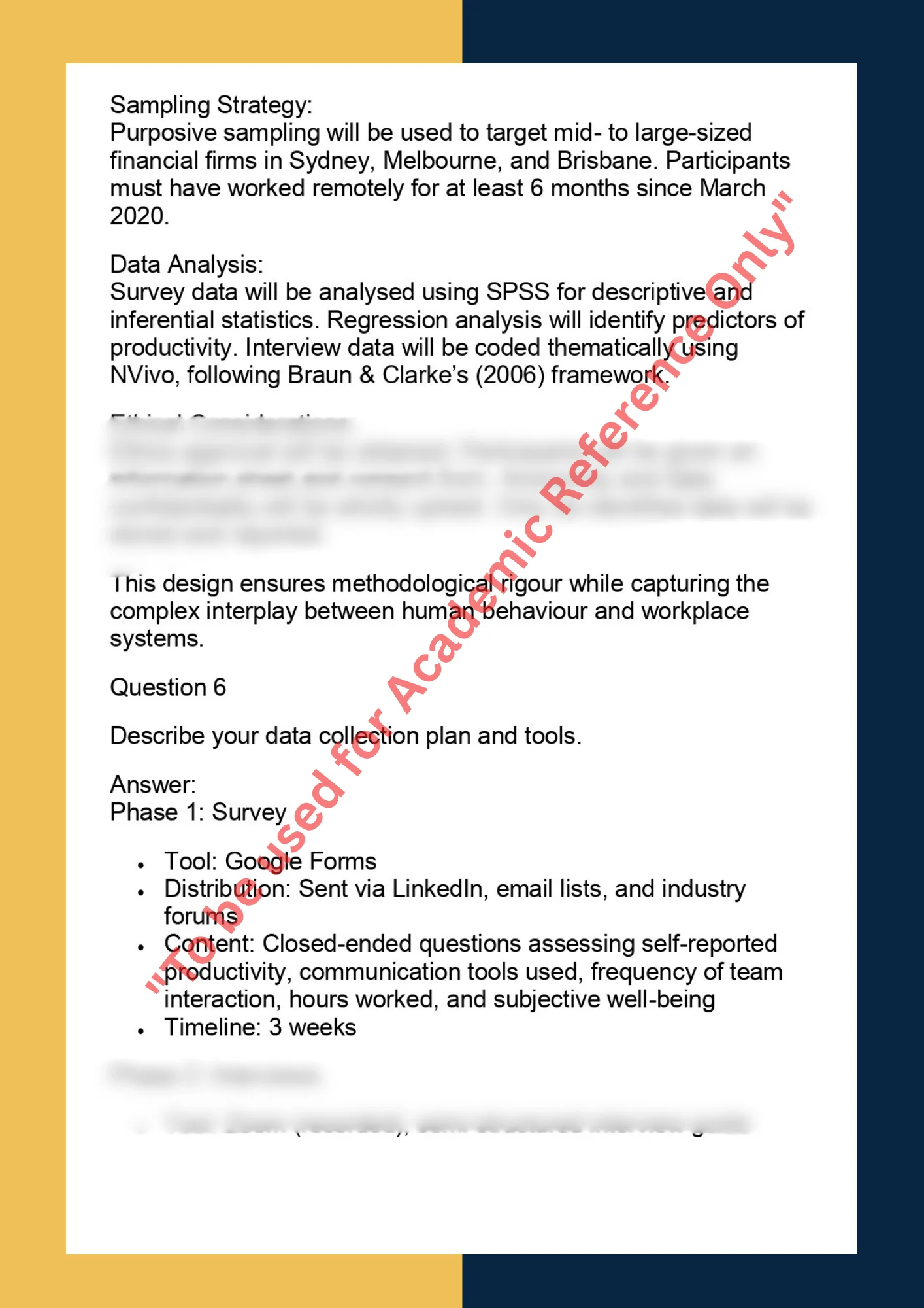 BUSS7001- Business Research Project 4