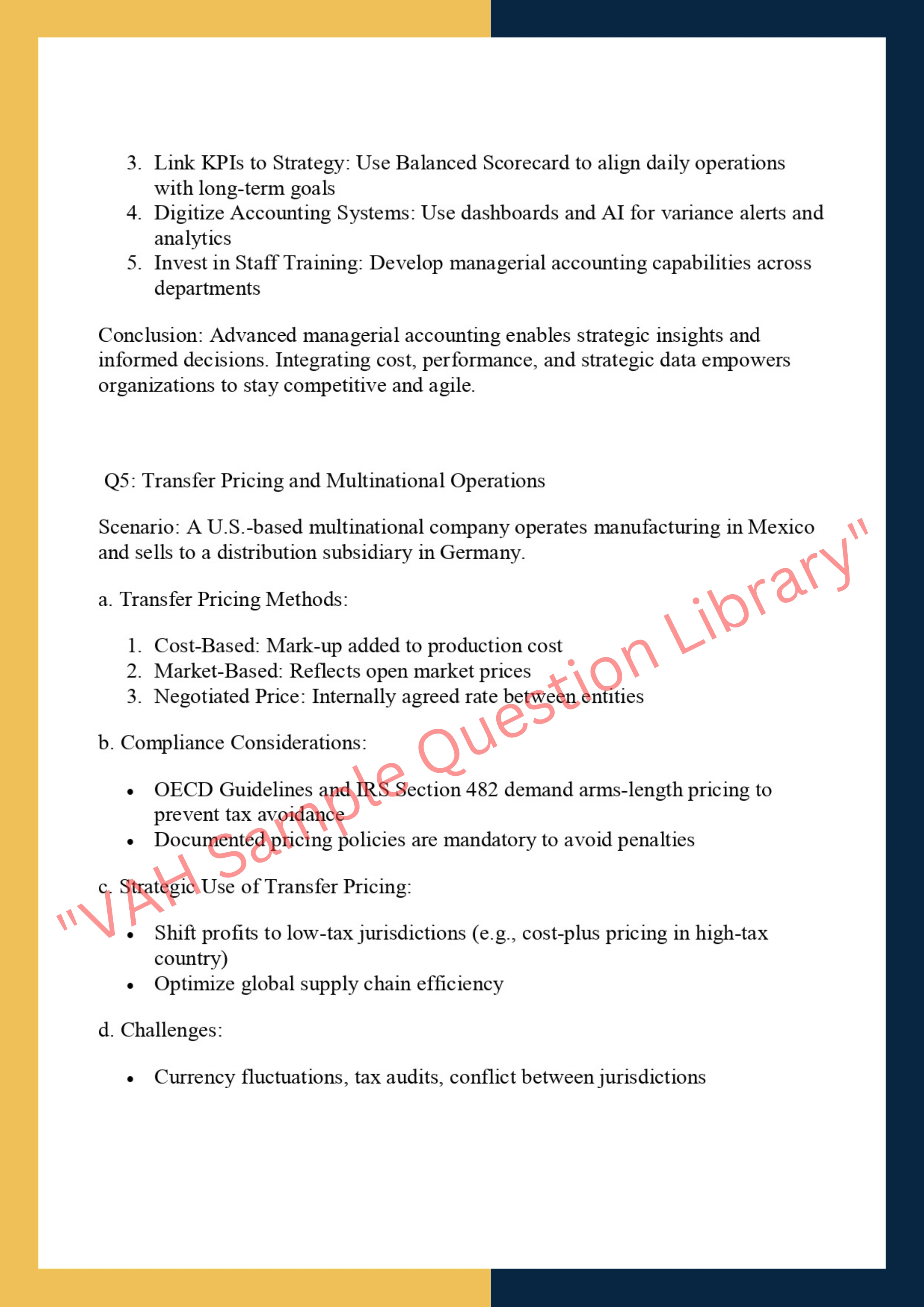 FINC6006- Advanced Managerial Accounting 4