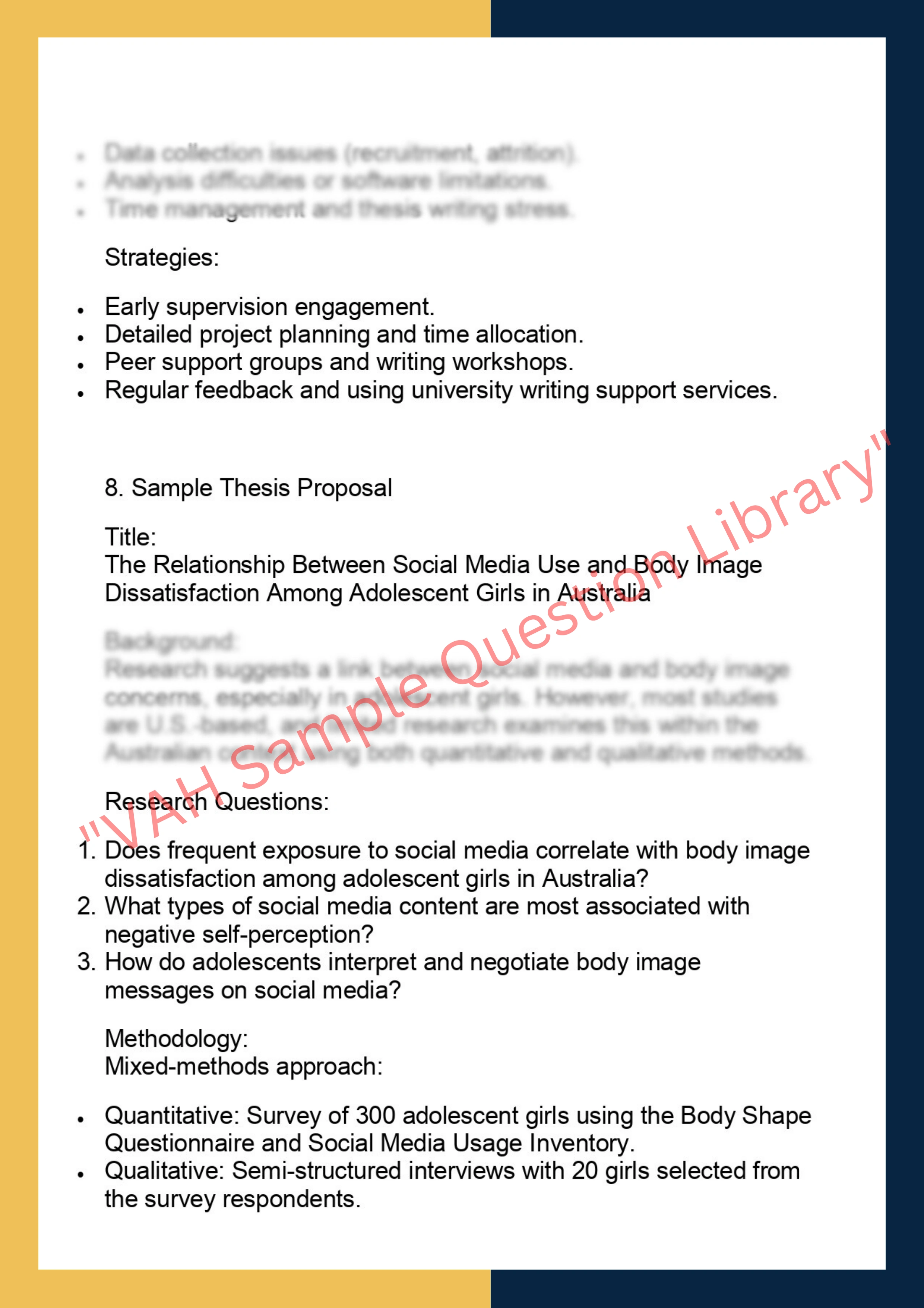 PSYC7101-  Psychology Thesis 4