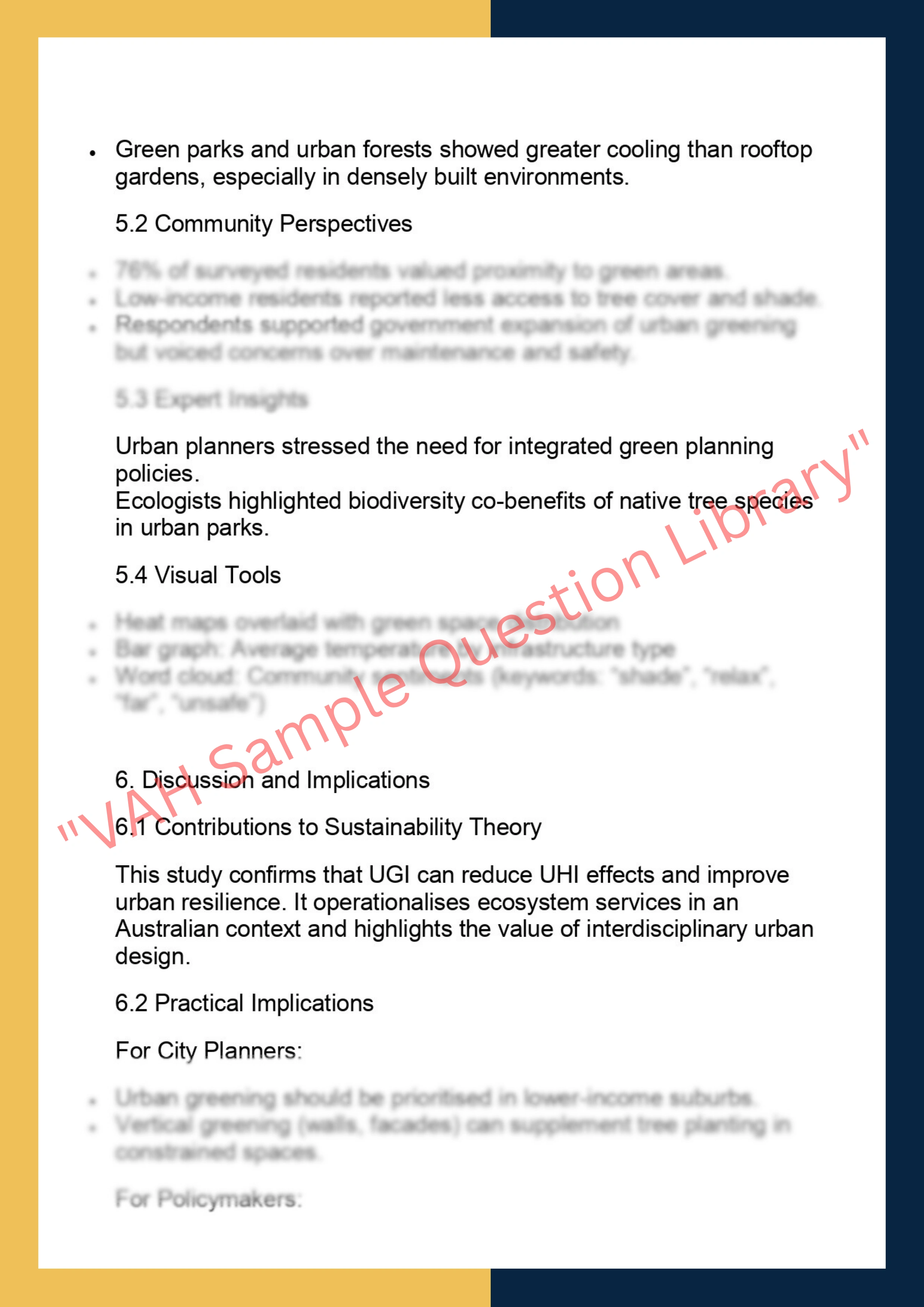 SUST7001:  Sustainability Research Thesis 5